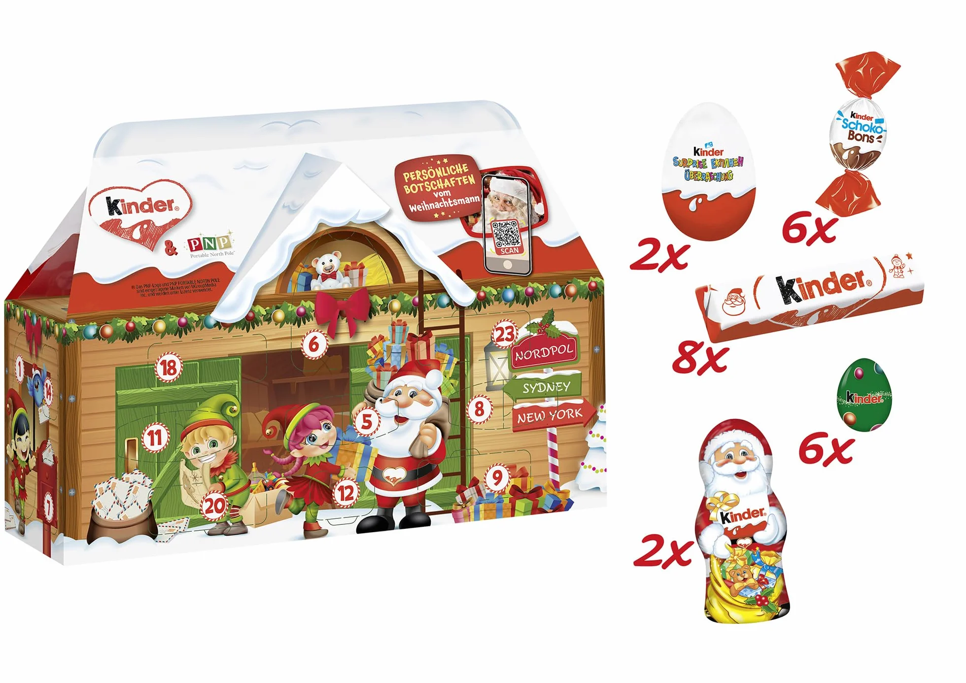 Kalendarz Kinder 3D 234g