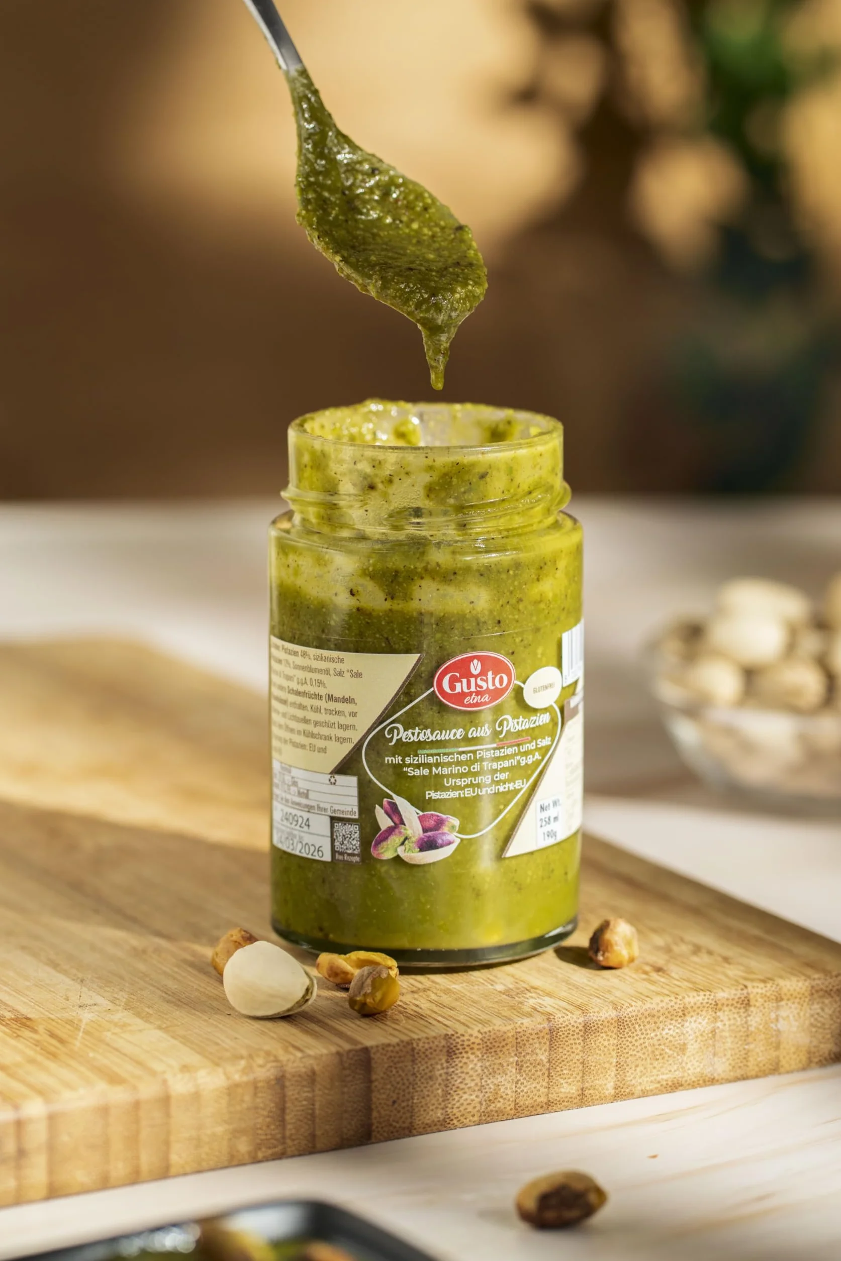 Gusto Etna pesto pistacjowe 190g wytrawne włoskie