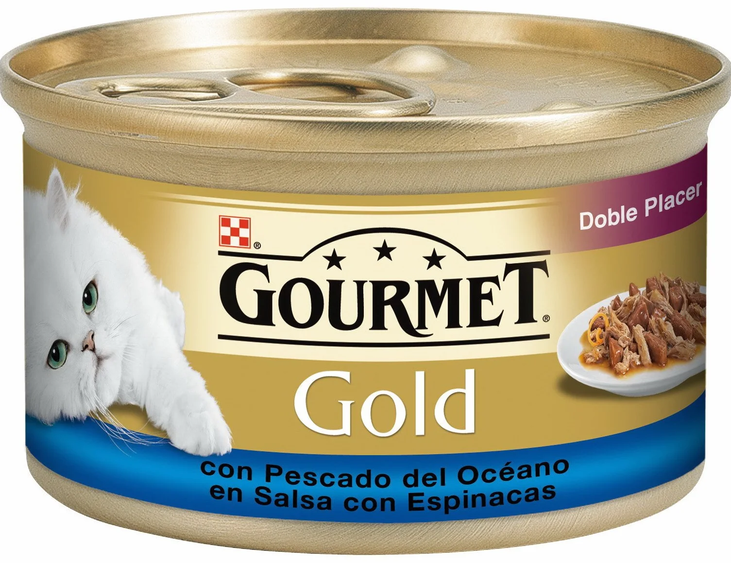 Gourmet Gold podwójna radość z rybą morską i szpinakiem
