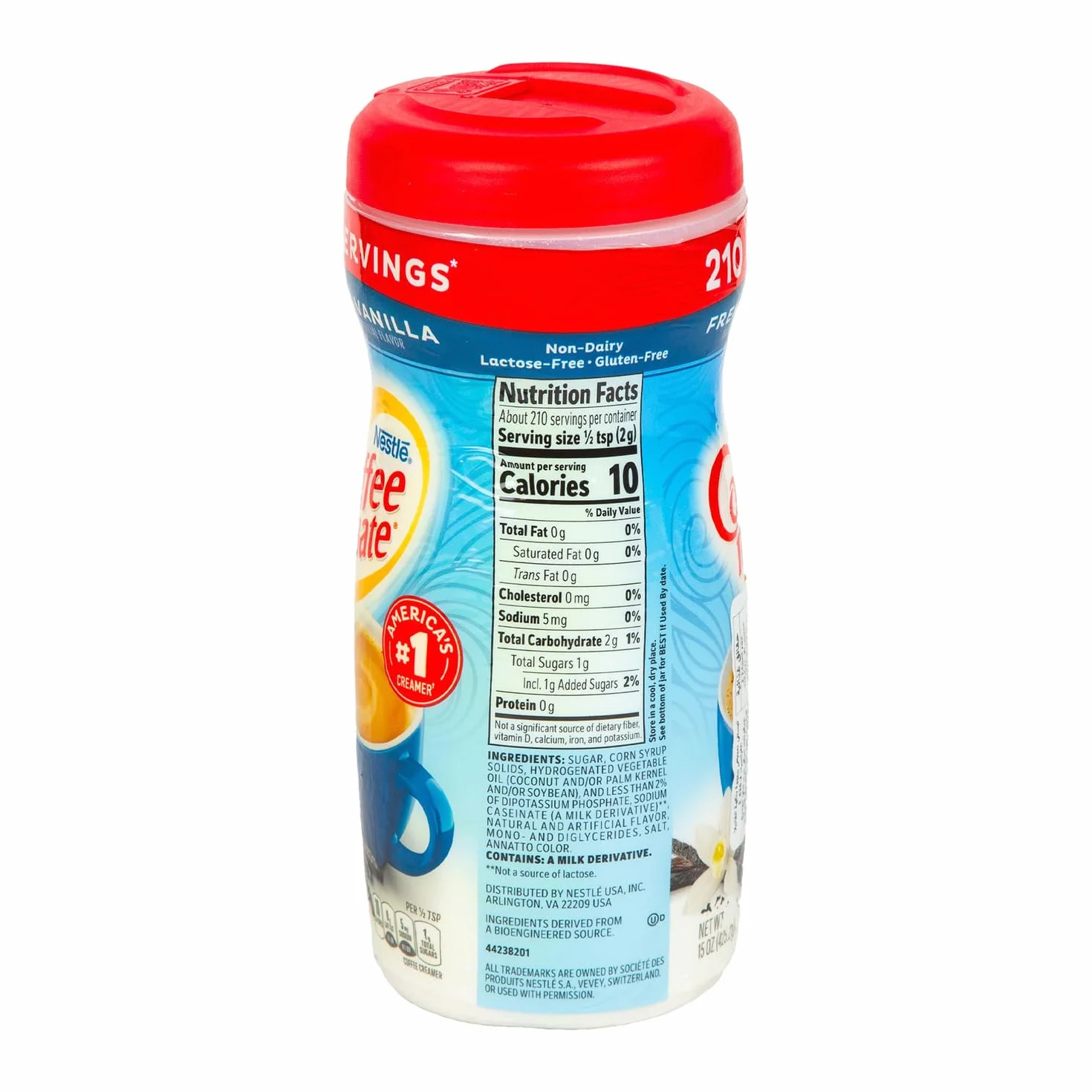 Coffee-Mate Francuski Krem Do Kawy Waniliowej W Proszku, 15 uncji, Opakowanie 3 szt.