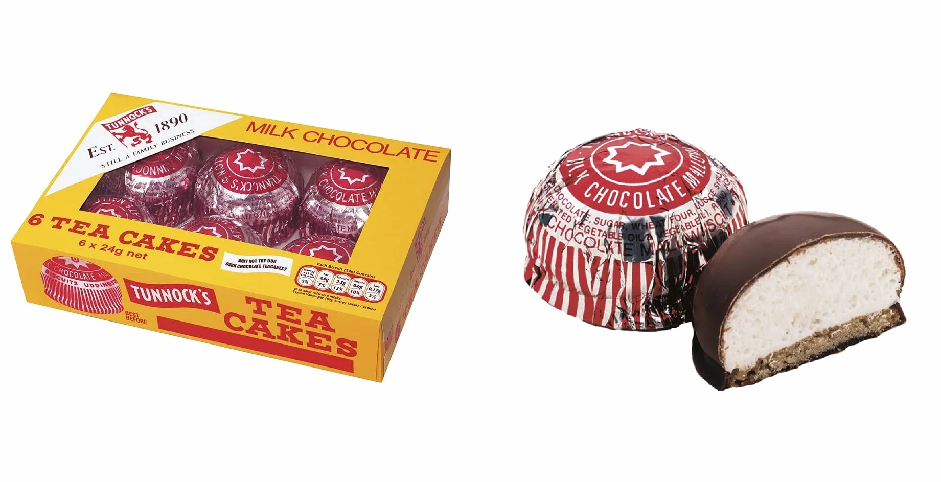 Tunnock's Tea Cake 6 szt. po 24 g