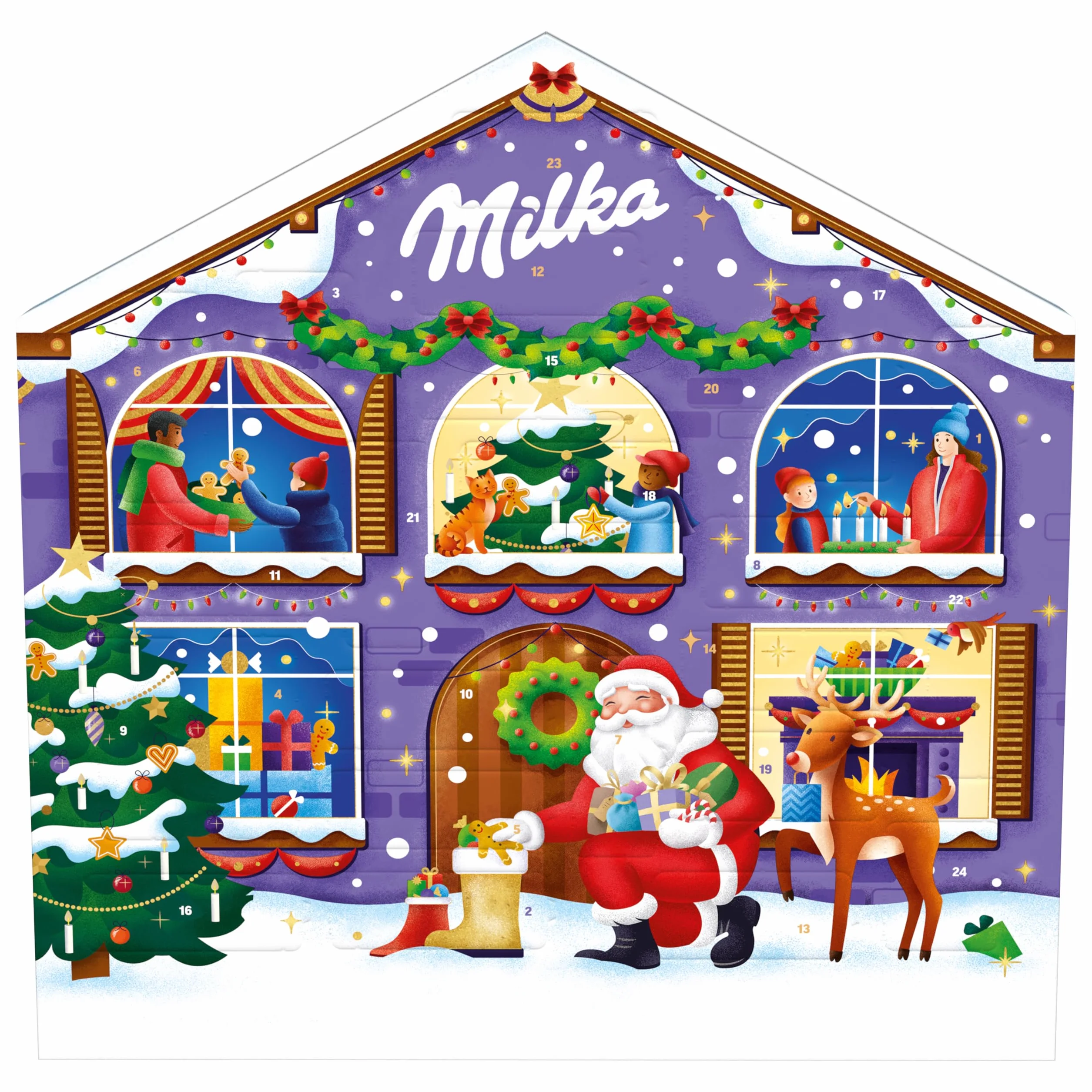 Milka Magic Mix Kalendarz adwentowy Czekoladki 147 g