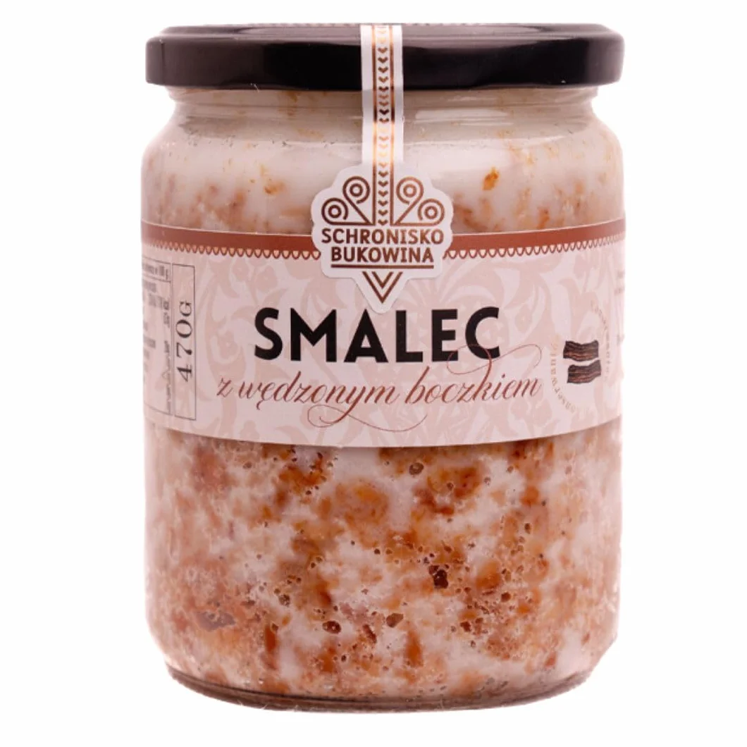 Schronisko Bukowina Smalec z Wędzonką z Boczkiem Duży Czysty Skład 470g