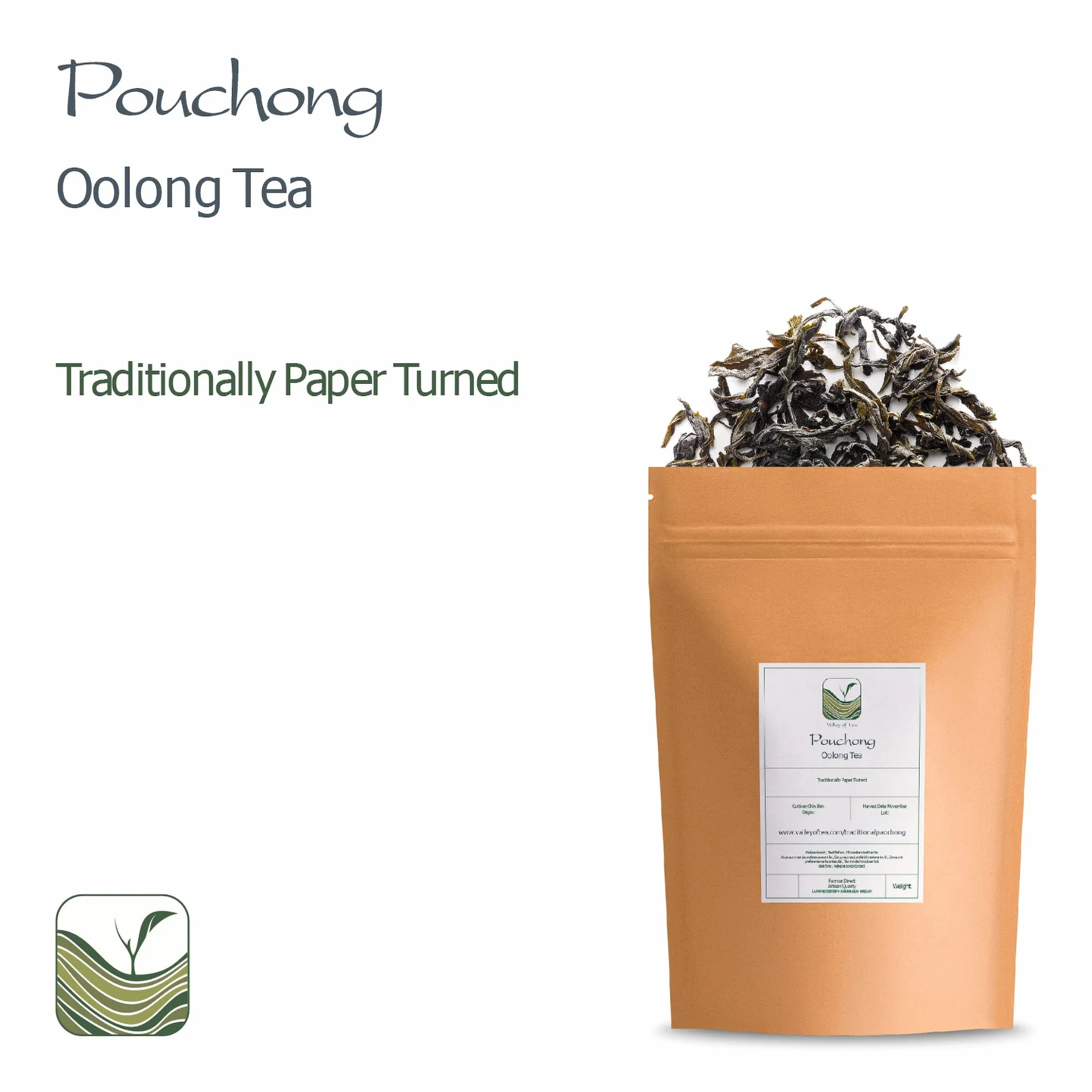 Wen Shan Pouchong Oolong Tea - Bao Zhong Traditional Tea Taiwan - Rich Floral Taiwanese Oolong Baozong - Pao Chong From Wenshang 50g