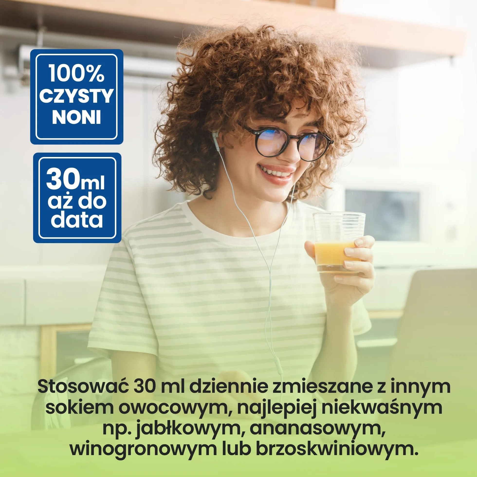 Sok z Noni 1 Litr 100% Czysty Organiczny bez konserwantów