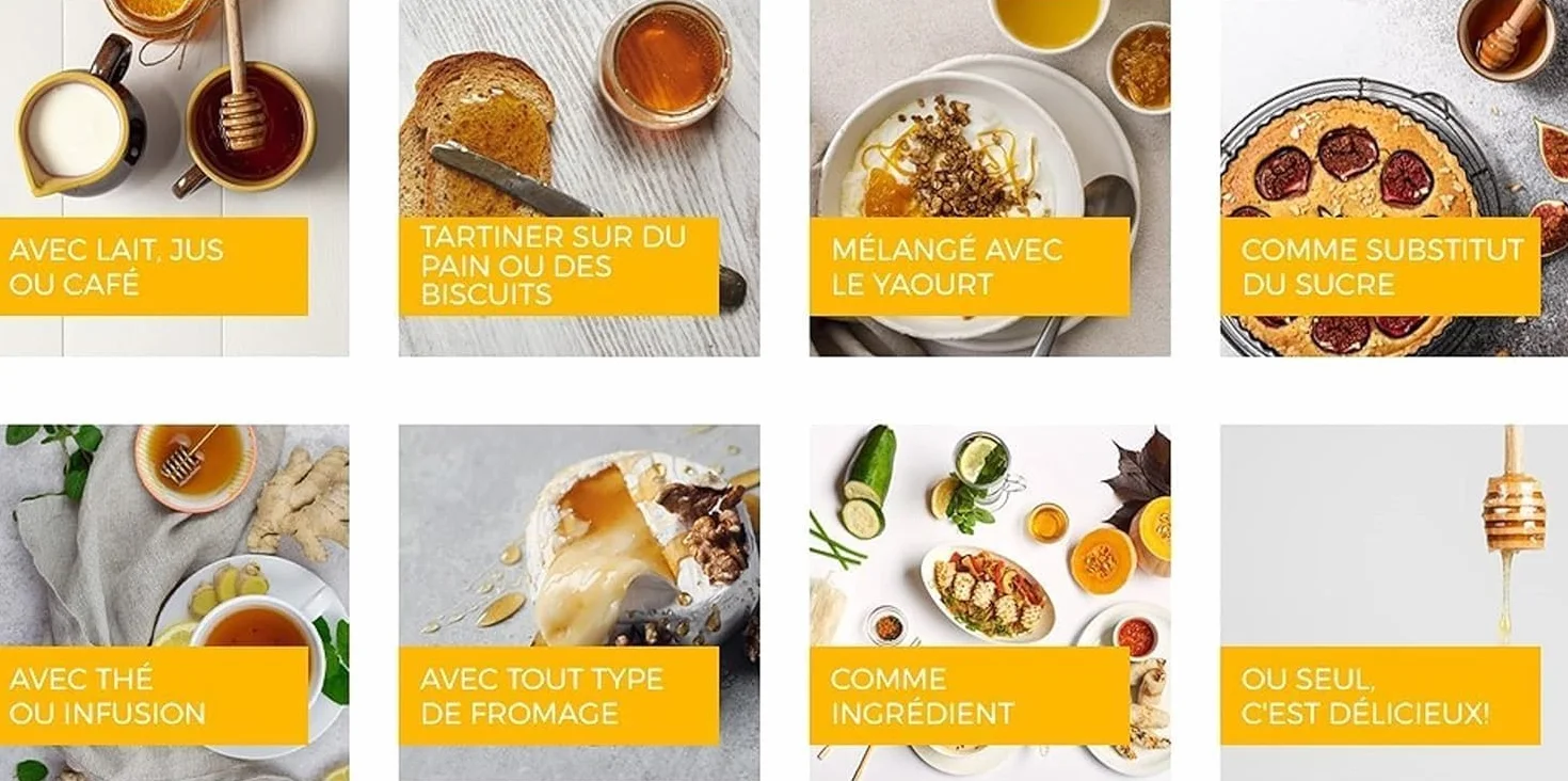 Miód Caroubier z Maroka 300g naturalny z regionu Souss Massa Draa