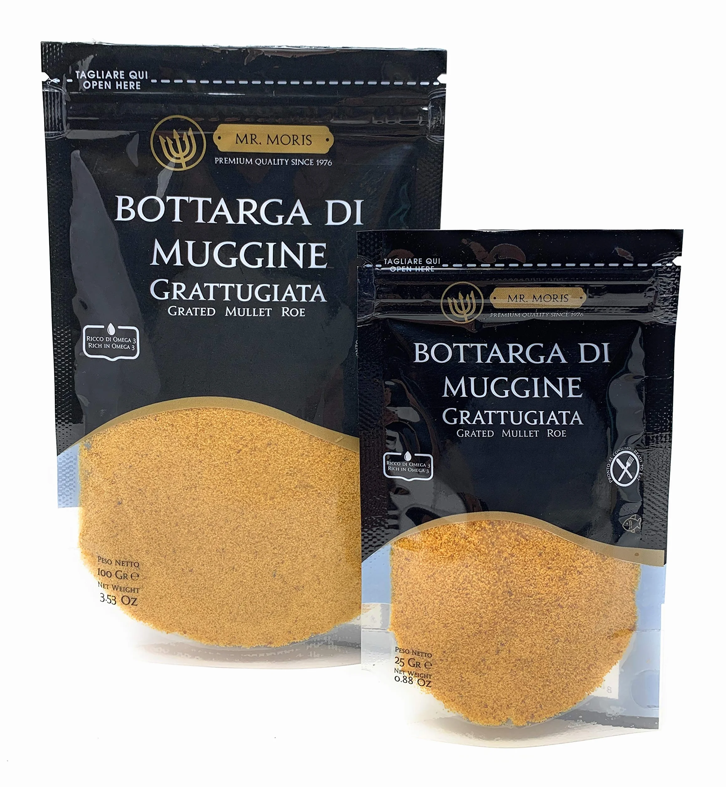 Mr Moris Bottarga Powder Premium Quality Kosher (proszek barwena) w woreczku (100 g)