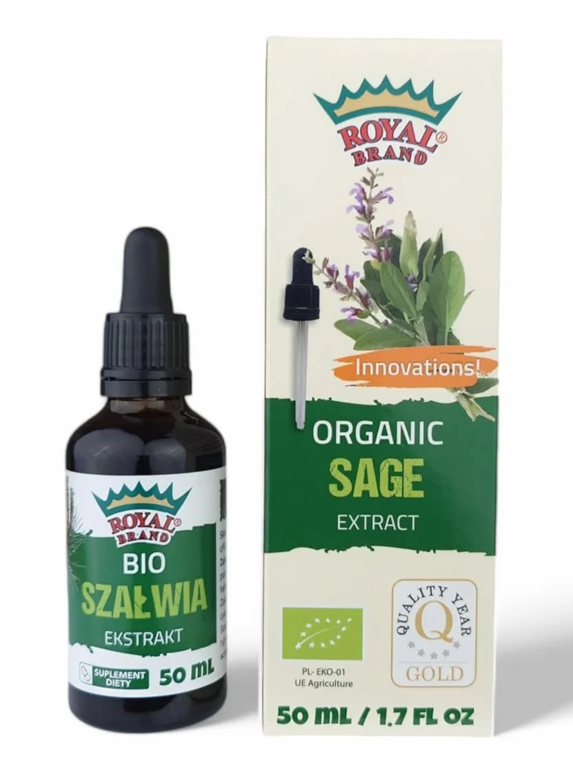 Szałwia BIO ekstrakt 50 ml z pipetą dozującą