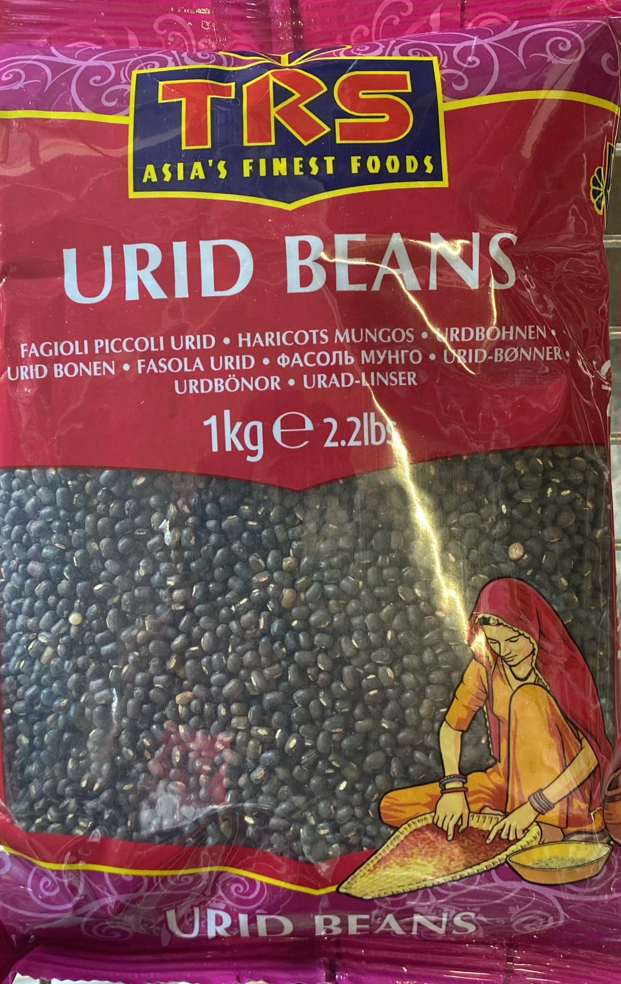 TRS Urid ziarna całe (czarne) - 1 kg