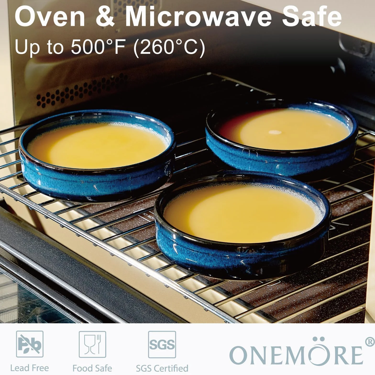 ONEMORE Ramekins Creme Brulee 113 ml do piekarnika