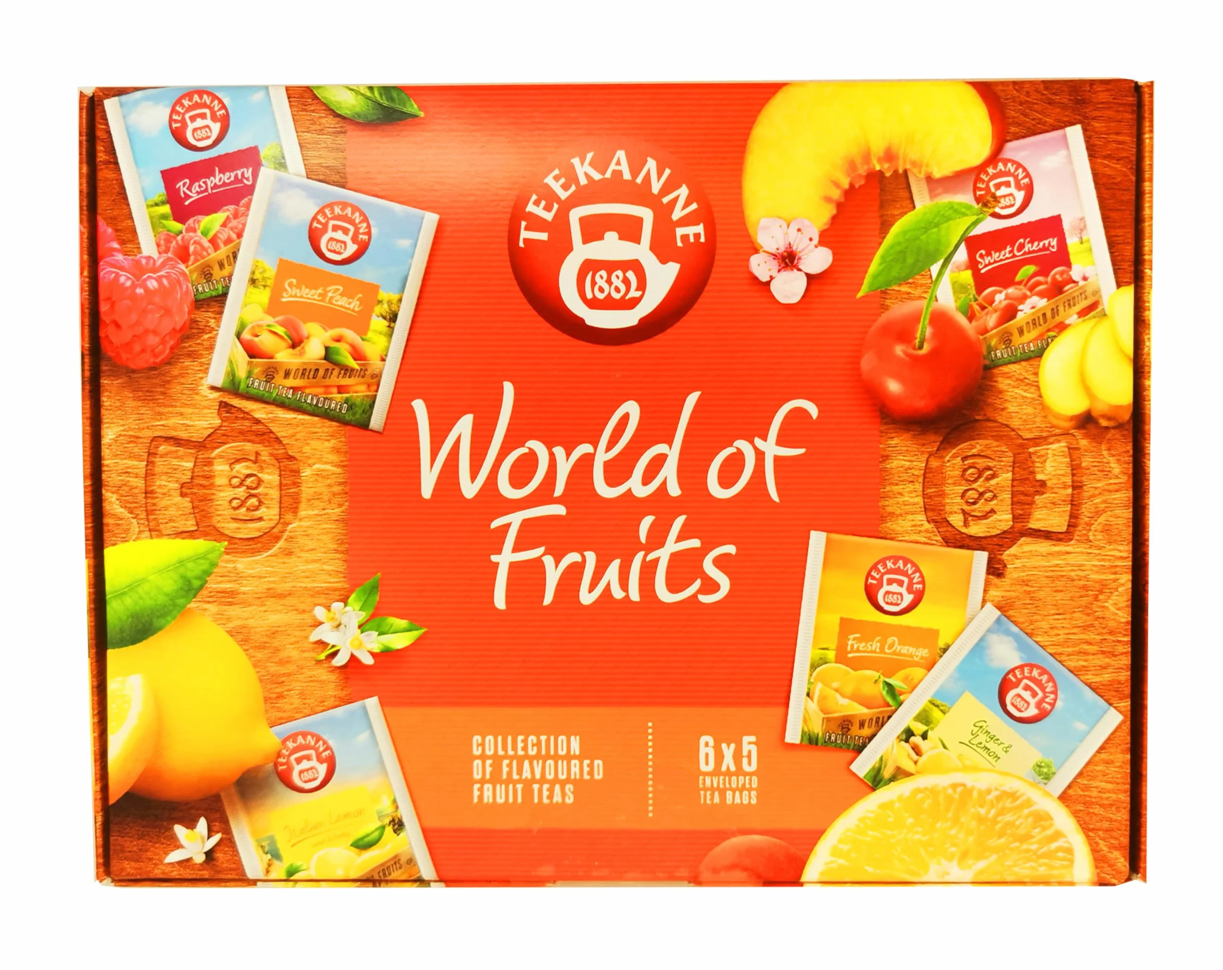 Teekanne World of Fruits (NEW EDITION) - Fruit Tea Selection Box - 6 Geschmacksrichtungen * 5 Tb