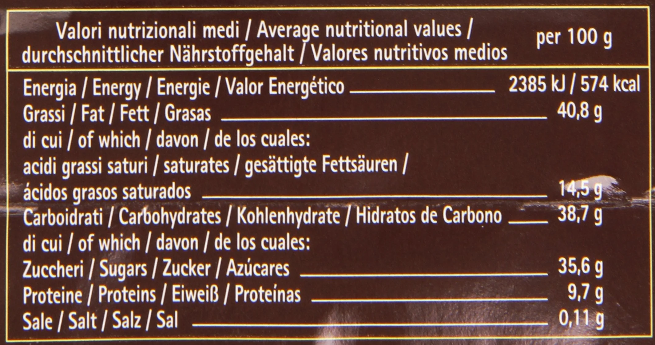 Praliny włoskie z kremem Cuadro Noir 150g - Novi
