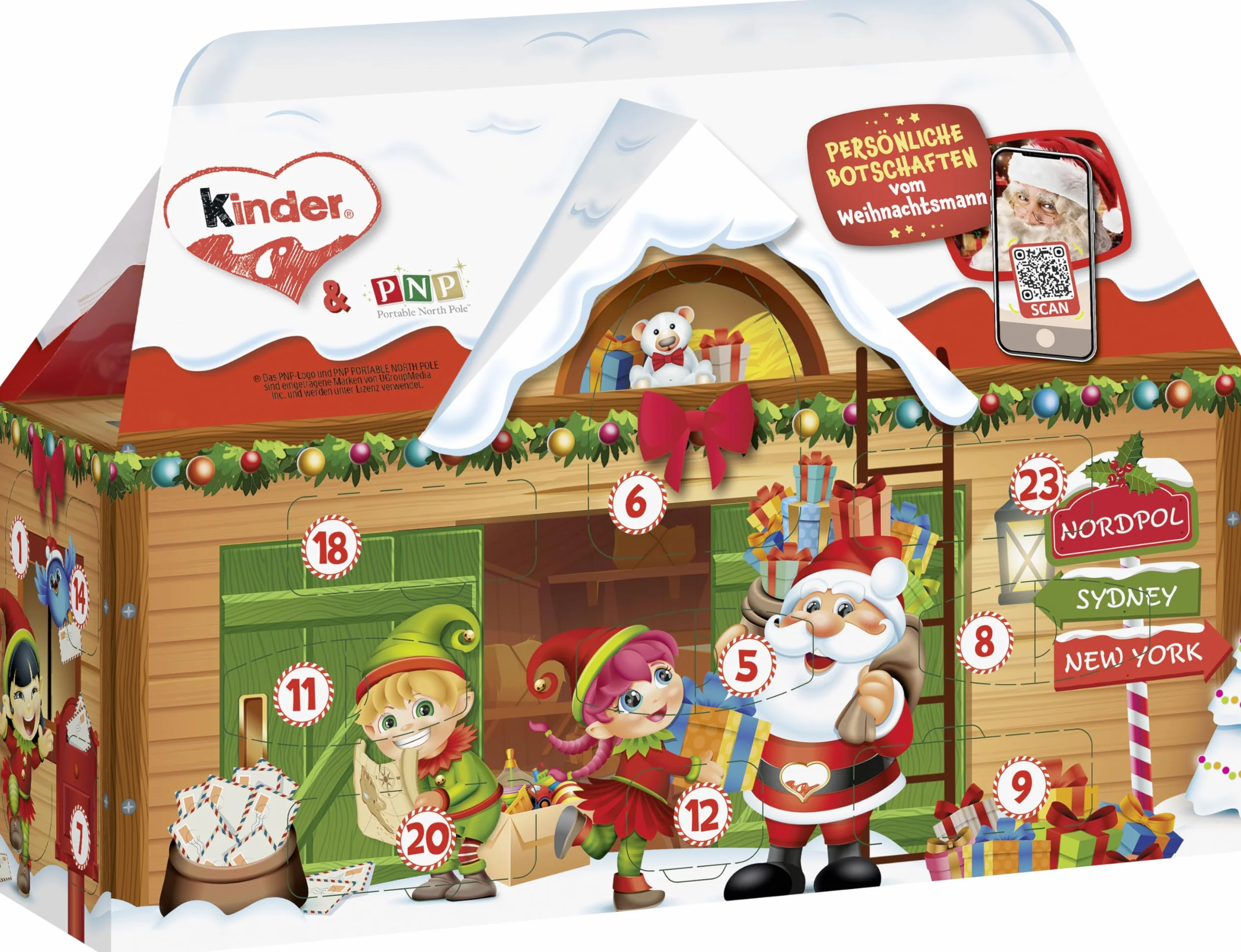 Kalendarz Kinder 3D 234g