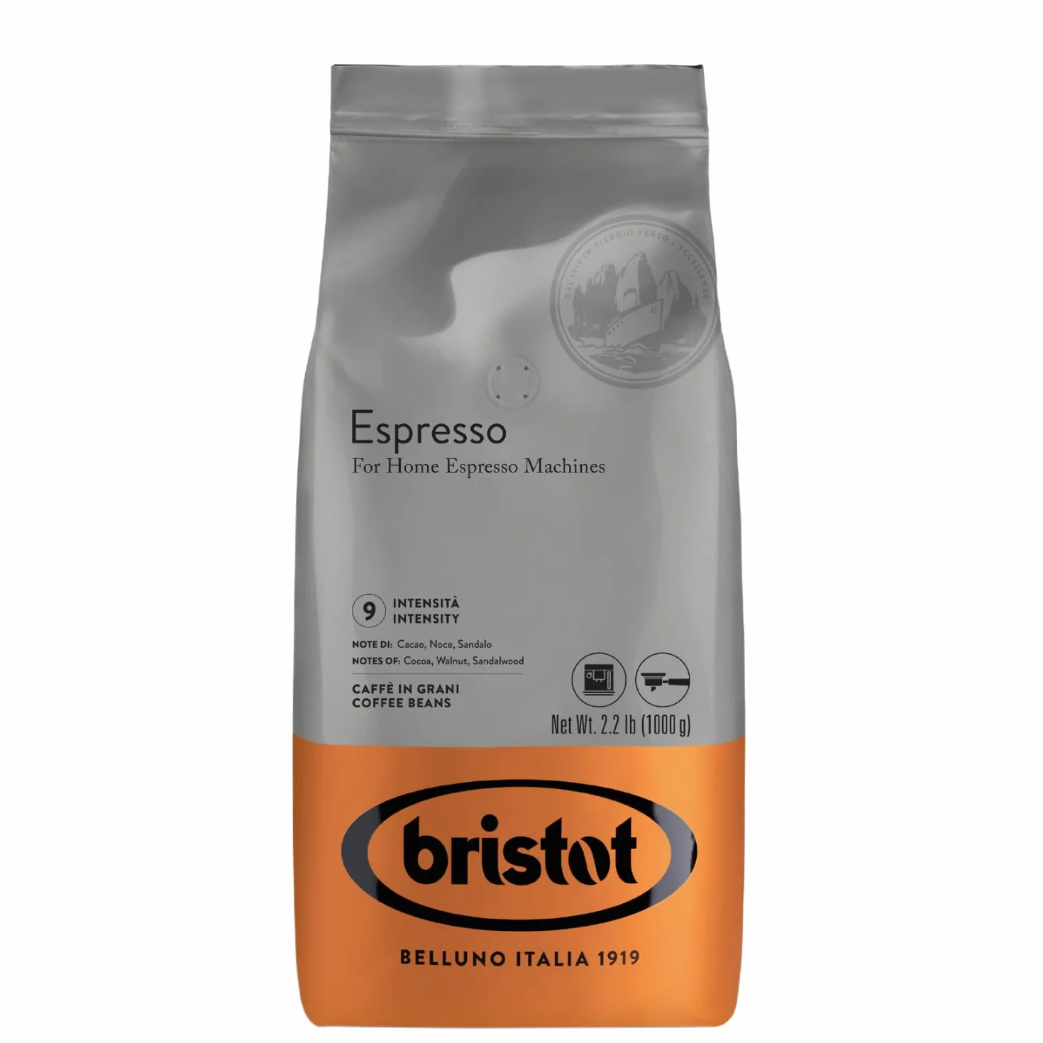Bristot Espresso 1kg ganze Bohnen