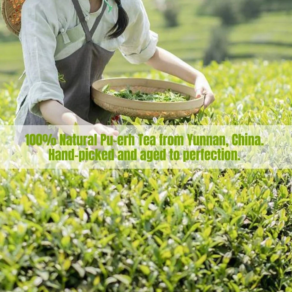 Yunnan Menghai 357g Dojrzała Herbata Pu'er Przechowywana Na Sucho