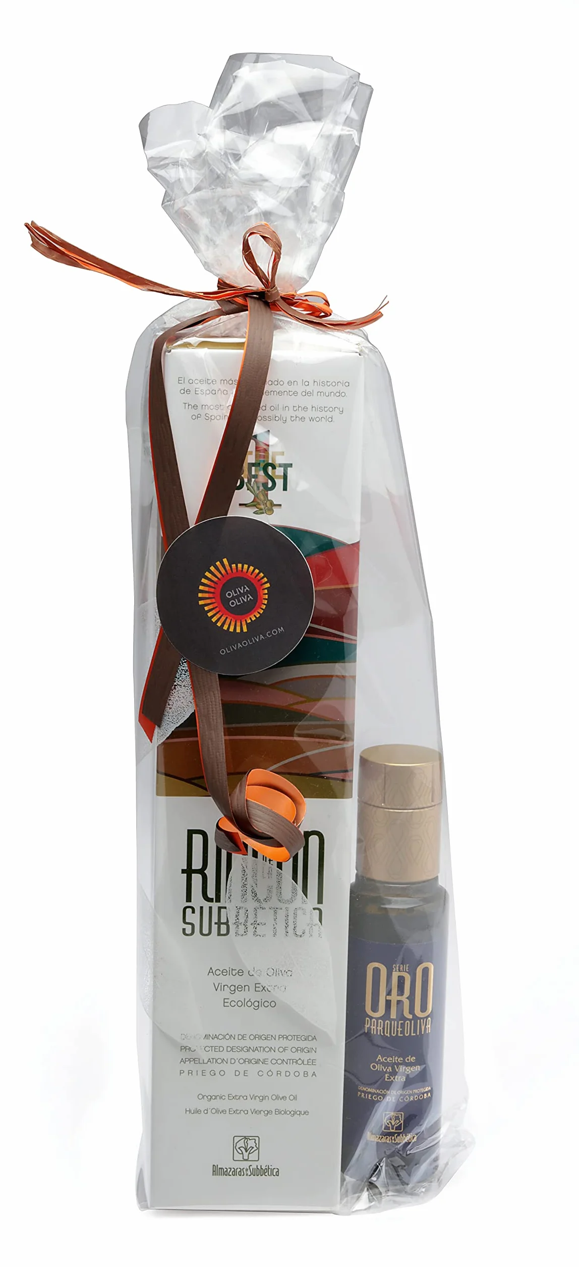 Rincón de la Subbética 500 ml Parqueoliva Serie Oro 100 ml Opakowanie upominkowe hiszpańskiej oliwy z oliwek Extra Virgin