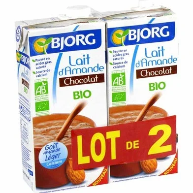 Bjorg Drink migdałowy Choco - 2 klocki 1L
