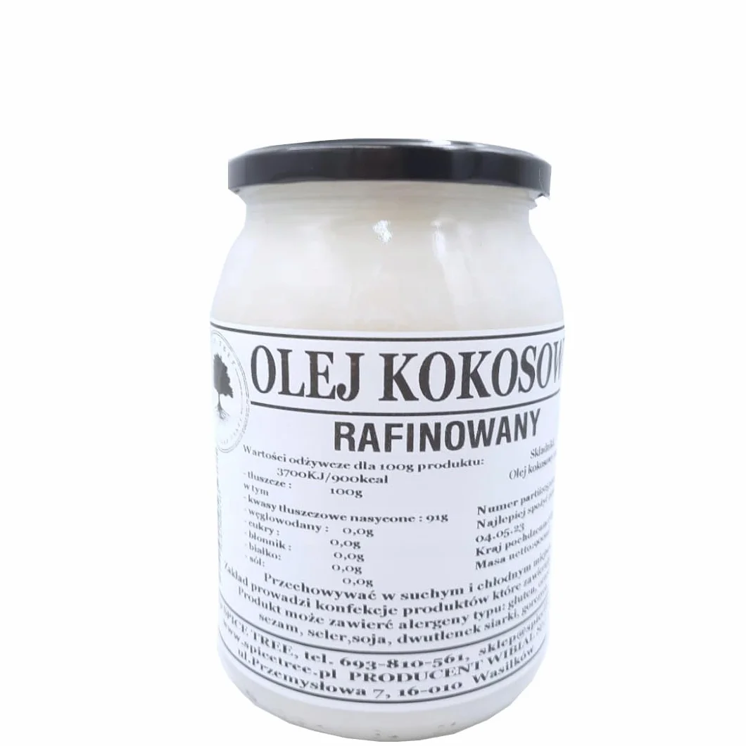 Spice Tree Olej kokosowy rafinowany, 100% naturalny 900ml