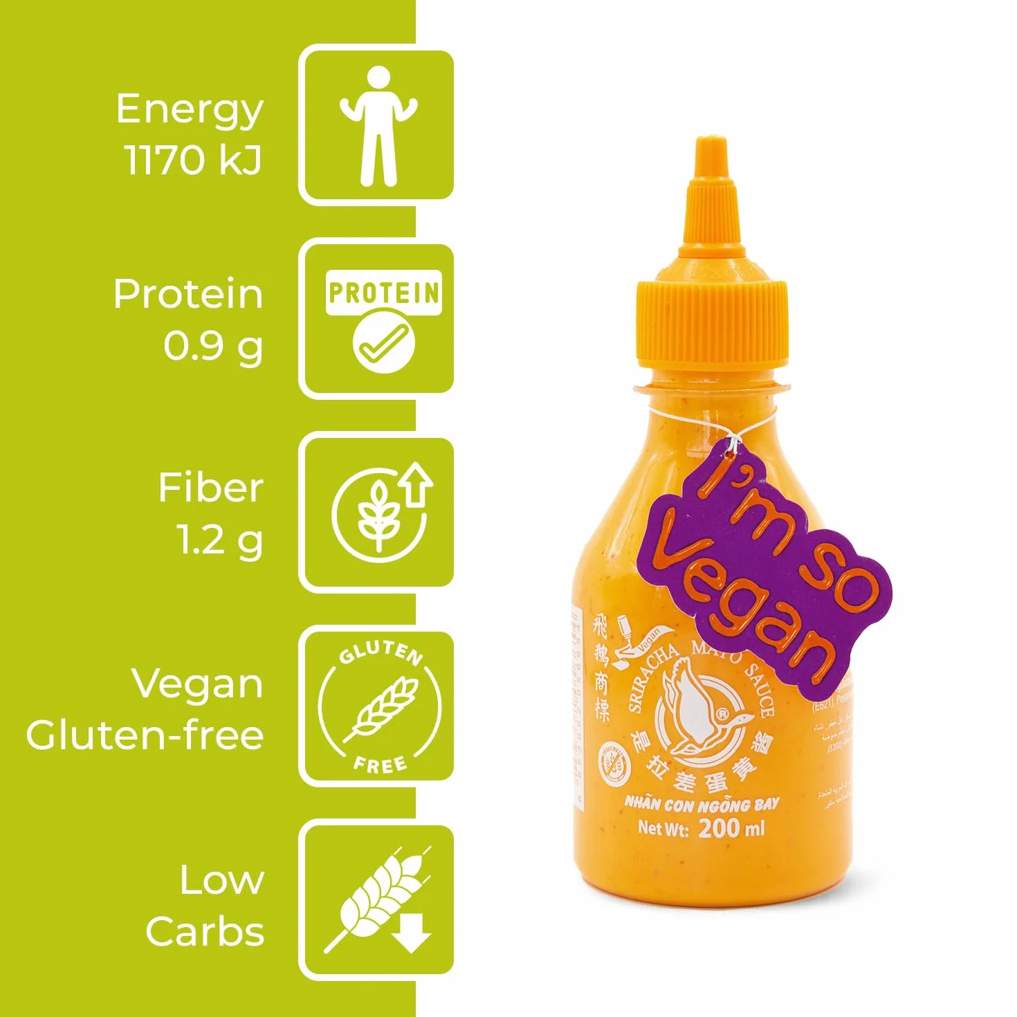 FLYING GOOSE Sriracha Mayoo sos, 200 ml