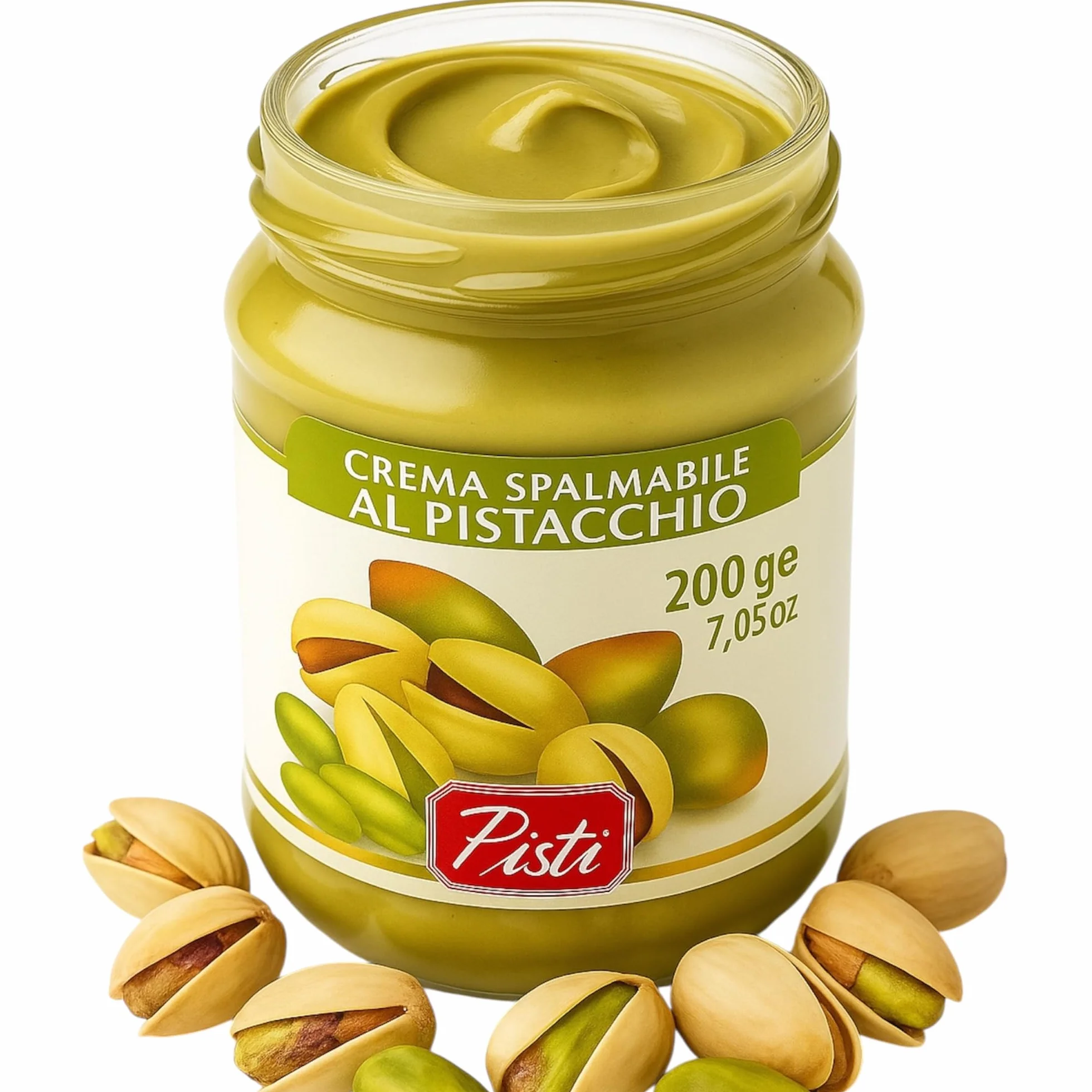 Pisti Krem pistacjowy Crema la Pistacchio Vaso Sycylia 200g 45% pistacji
