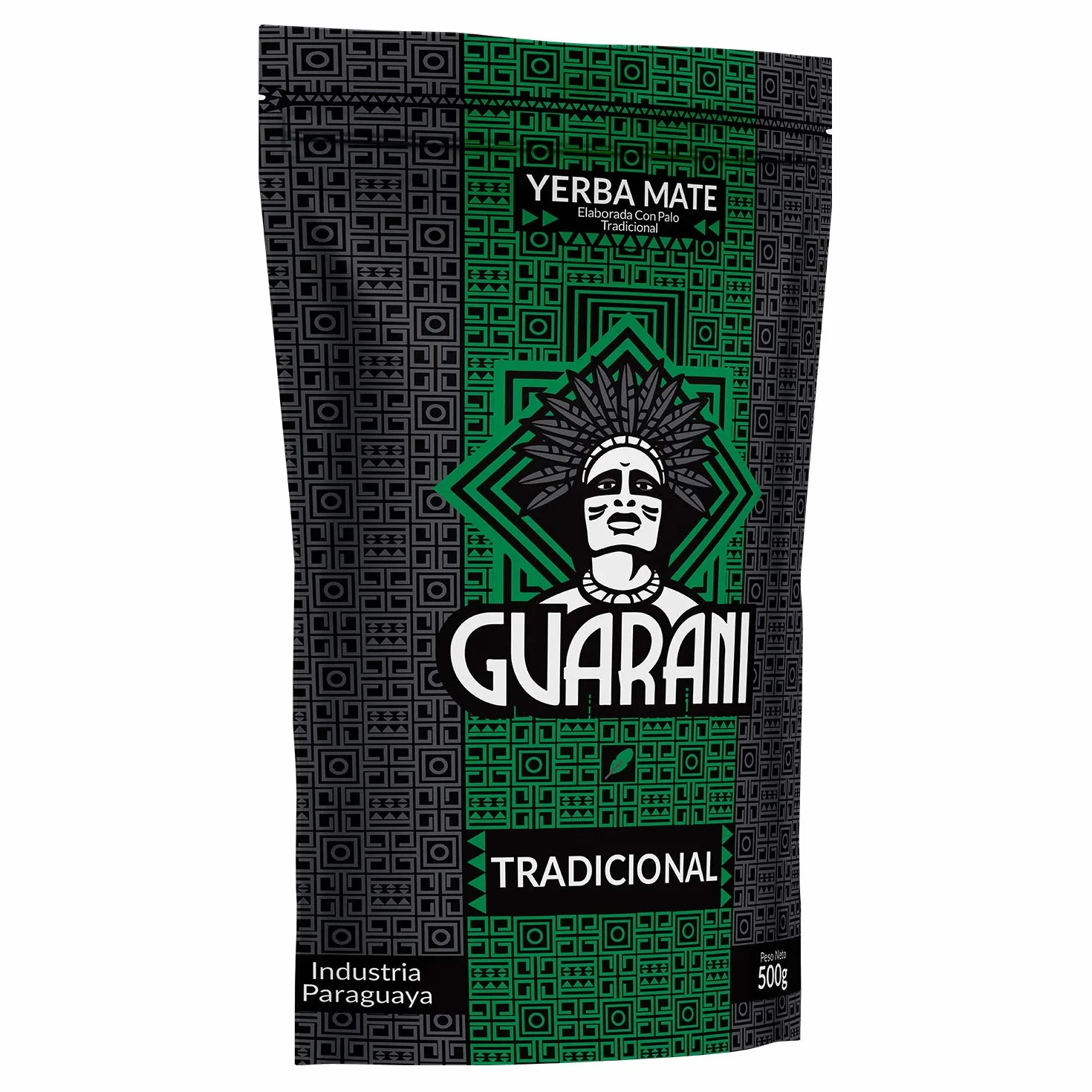 Guarani Elaborada 0,5 kg | Klasyczna yerba mate z Paragwaju 500 g | Szlachetnie goryczkowy aromat | Bardzo duża dawka kofeiny | Orzeźwiająca herbata yerba mate z Paragwaju