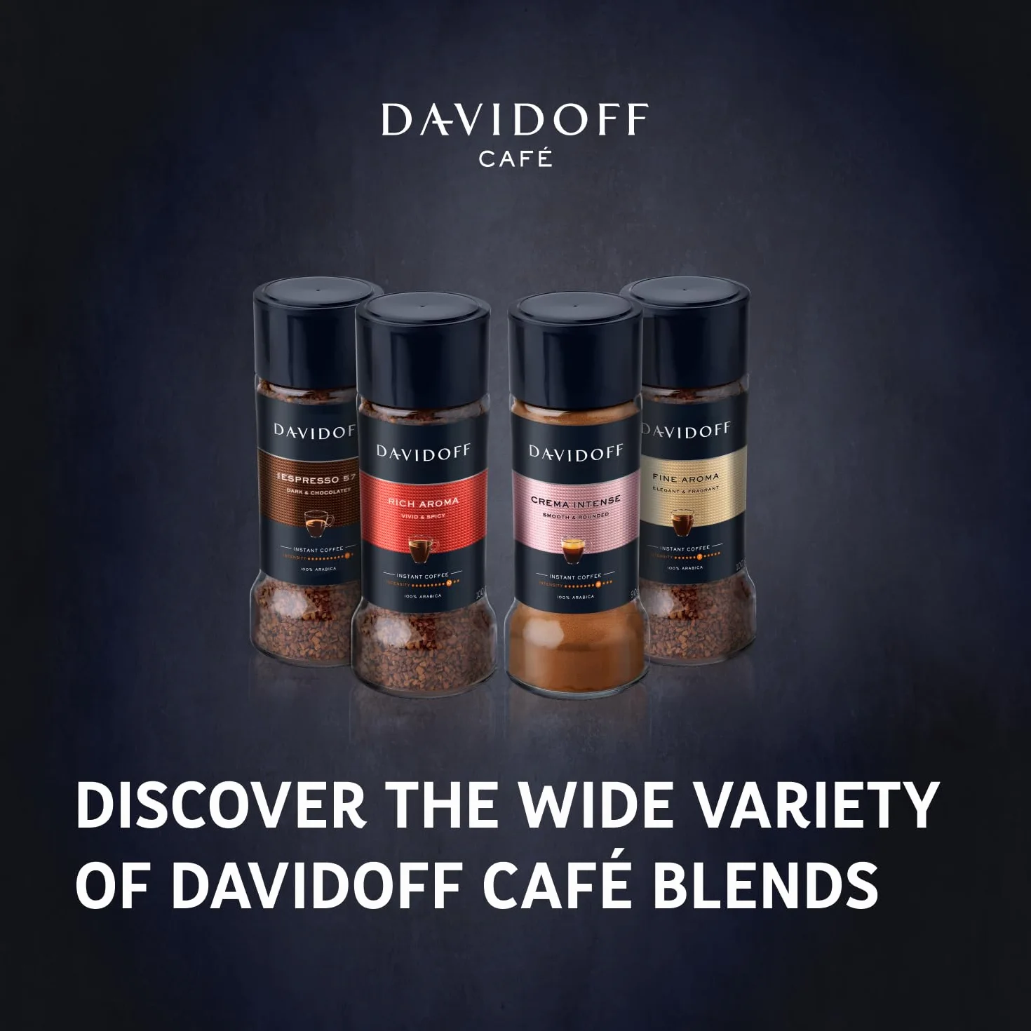 Davidoff Espresso 57 Intense Kawa rozpuszczalna 100% Arabica, 100 g