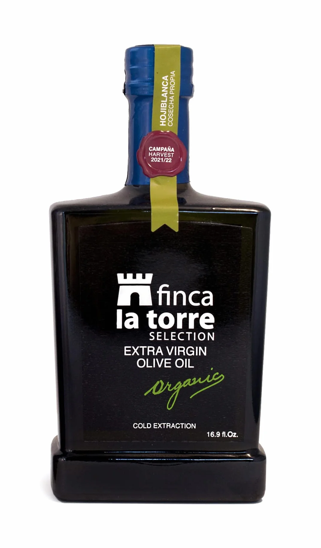 Finca La Torre Selección naturalna oliwa z oliwek Extra Hojiblanca BIO, butelka 0,5 l