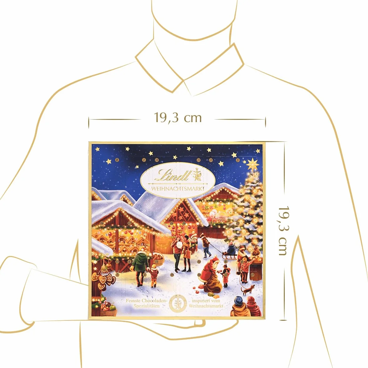 Lindt & Sprüngli Kalendarz adwentowy 115 g