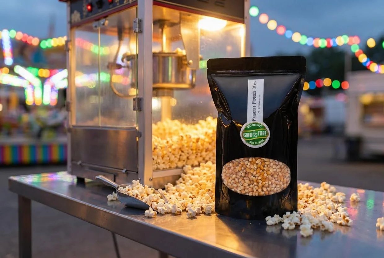 Premium Butterfly Popcorn Corn 500 g XL objętość pop 1:46 z opakowaniem chroniącym smak bez GMO