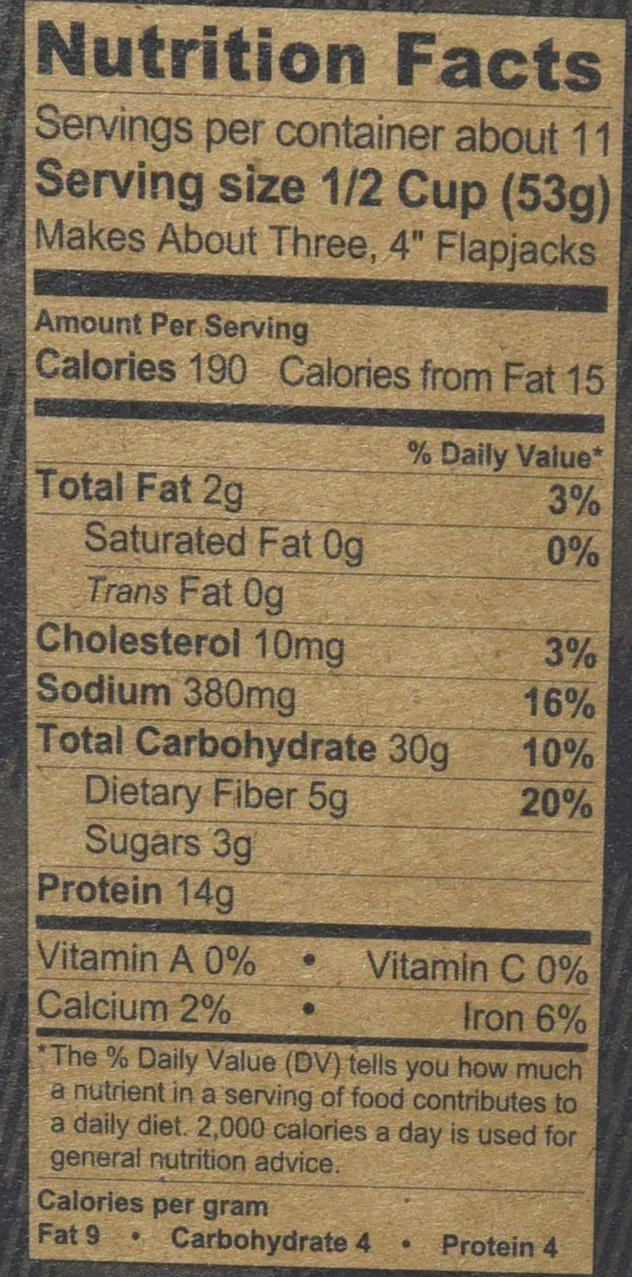 Kodiak Cakes Power Cakes Protein Packed Flap Jack & Wafel Whole Grain Mix Buttermilk, 590 ml