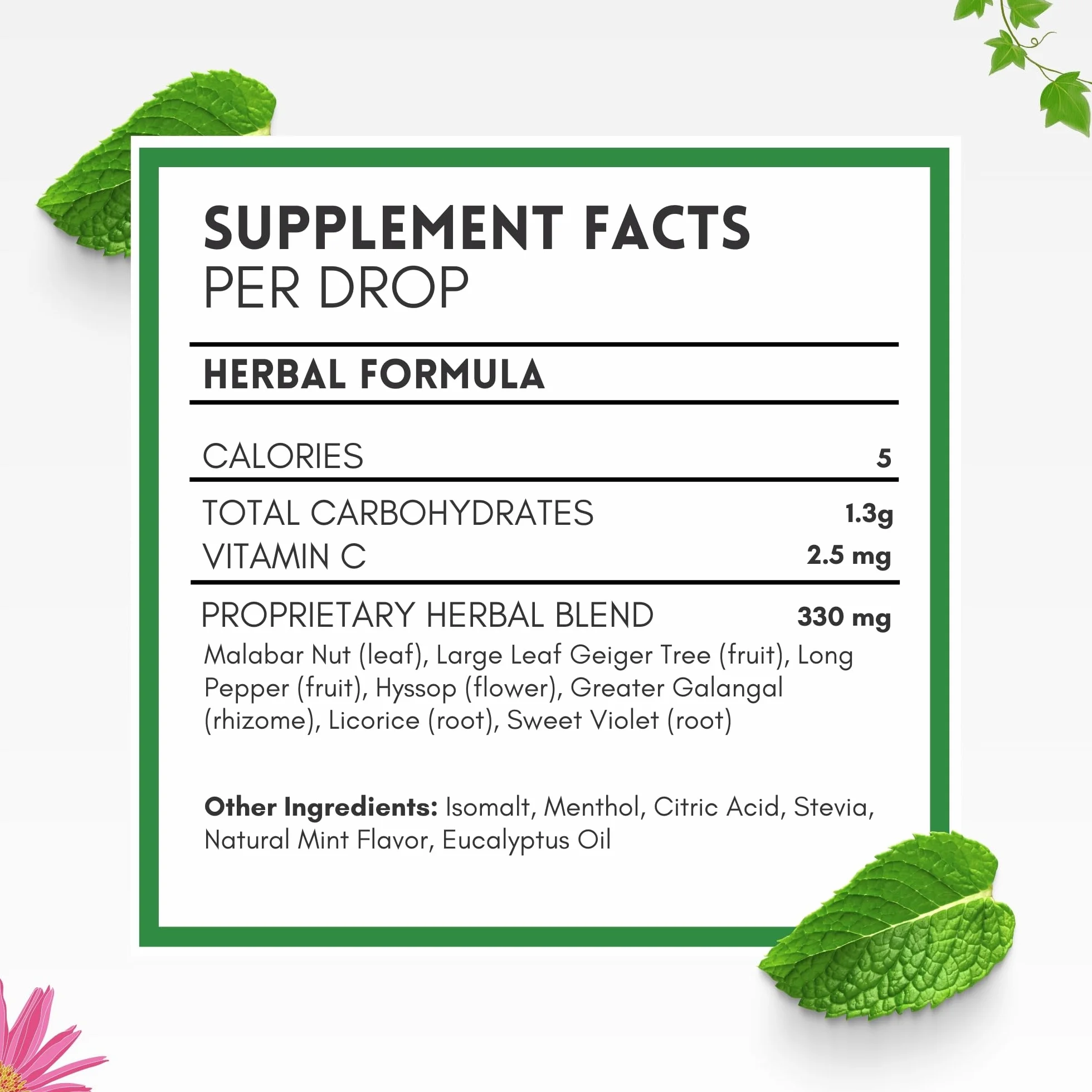 Herbion Naturals krople na kaszel bez cukru o naturalnym smaku mięty – 18 tabletek do ssania – 48 sztuk 846 tabletek do ssania.