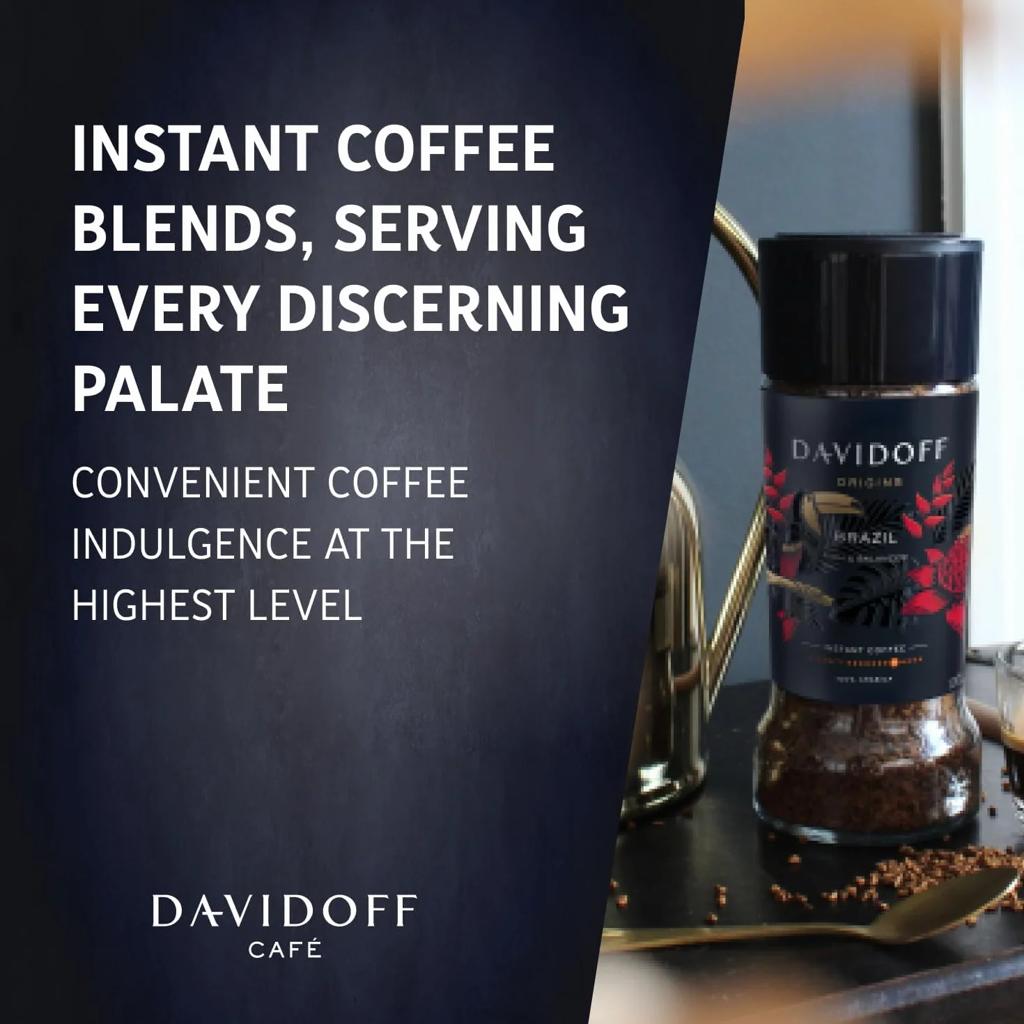 Davidoff Origins Brazil Kawa rozpuszczalna instant 100% Arabica Intensywność 8/12 90g