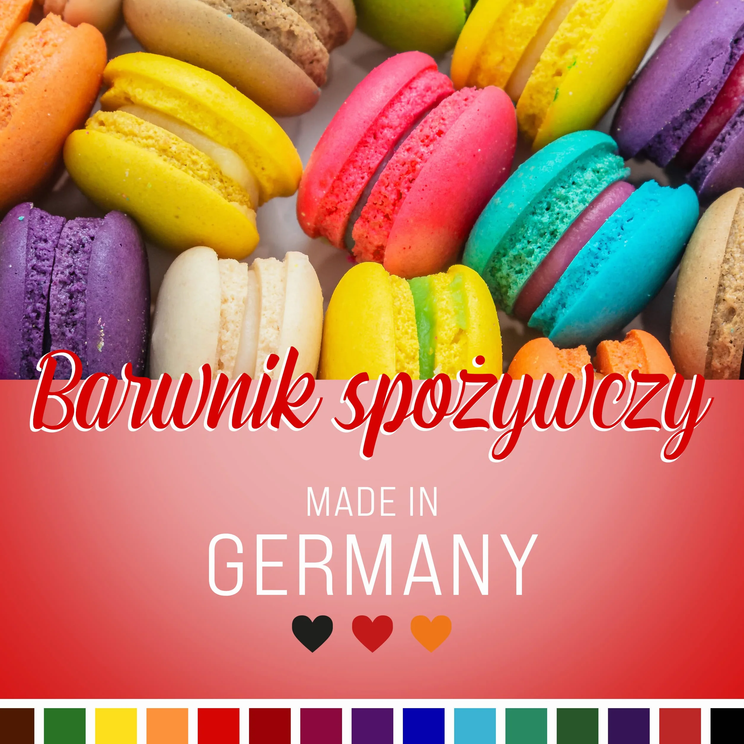 Belissia zestaw barwników spozywczych 15x10ml wysoko skoncentrowany barwnik, wyprodukowany w Niemczech, bez cukru, plynny, do barwienia napojów, ciast, ciasta, polew, gluta i wiele innych.