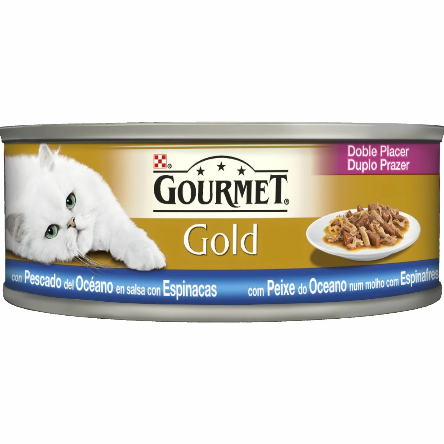 Gourmet Gold podwójna radość z rybą morską i szpinakiem