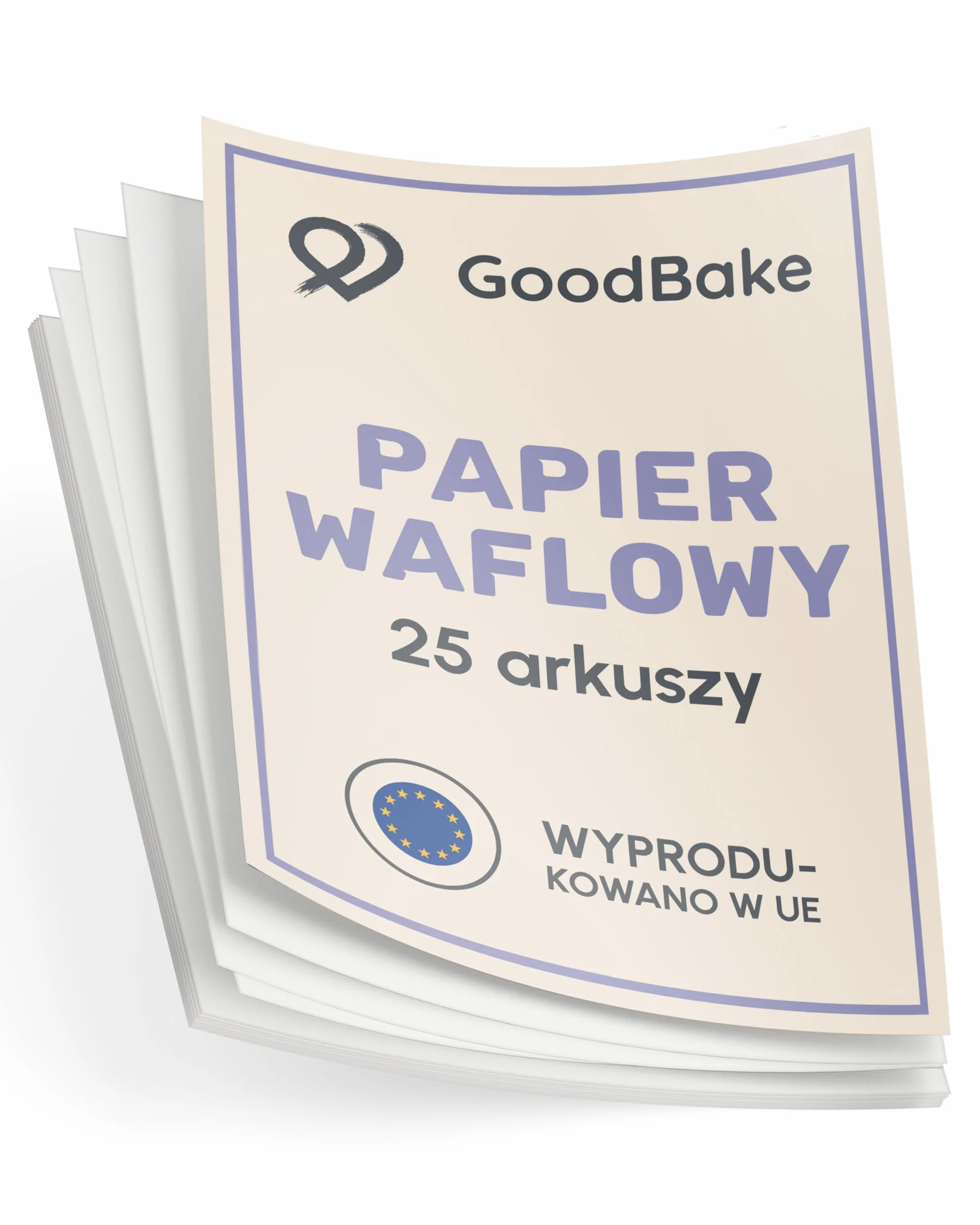 Papier waflowy GoodBake (25 arkuszy) DIN A4, papier jadalny do drukowania, malowania, jadalna dekoracja do ciast, torty z fotografiami, wegański, bezglutenowy, wafer paper