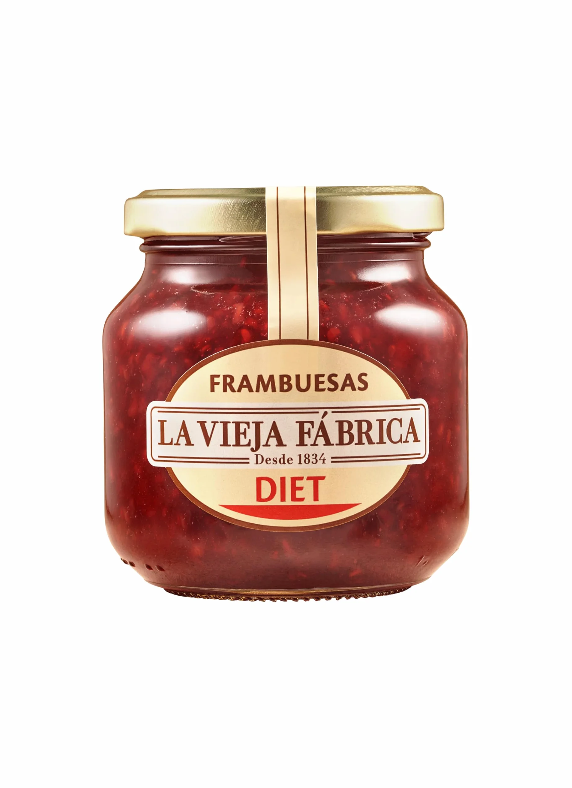 La Vieja Fábrica Diet 280gr, marmolada malinowa