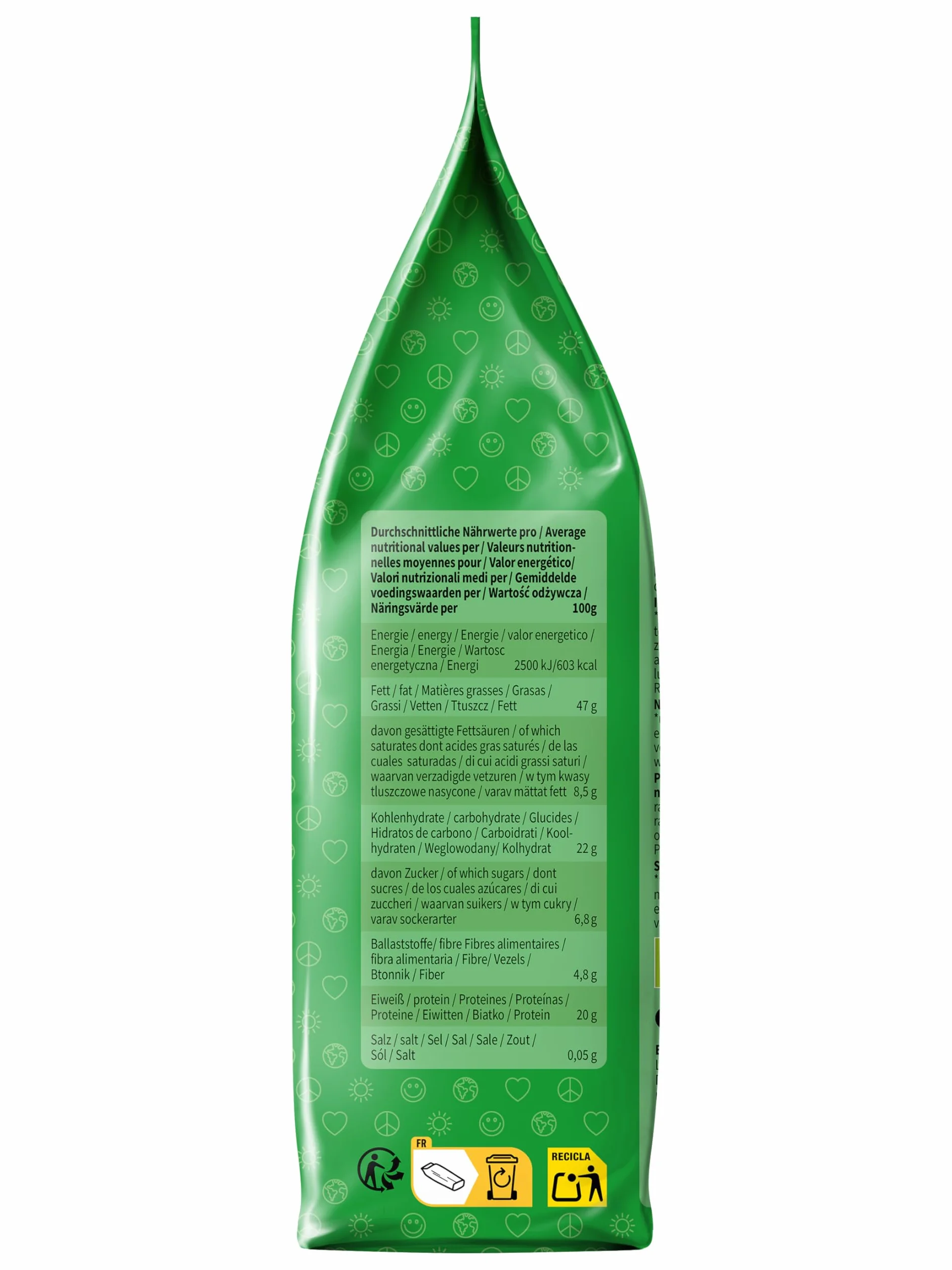 Mundo Feliz Organiczne Całe Orzechy Nerkowca 2 x 500 g