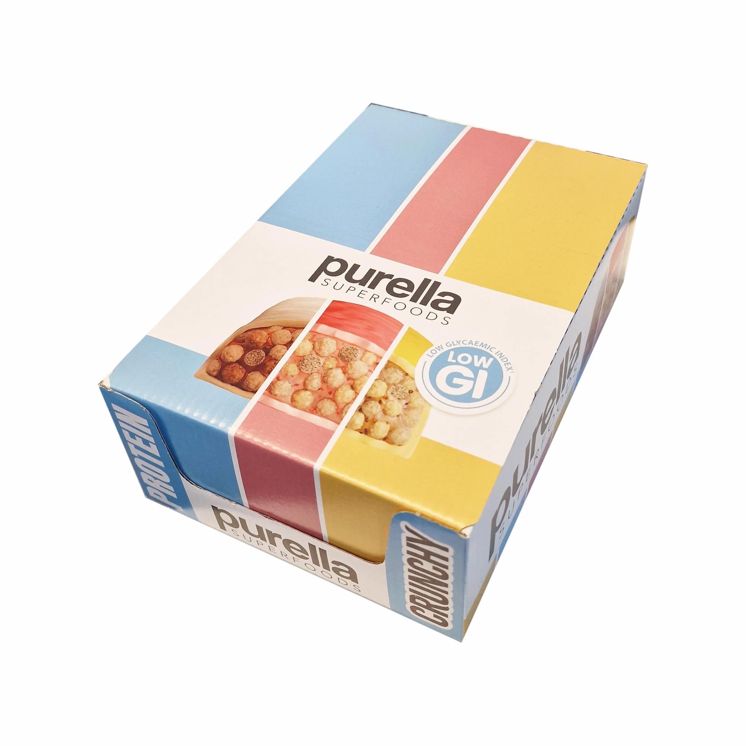 Baton Proteinowy Beza Truskawkowa 15 szt. x 45g Purella Superfoods