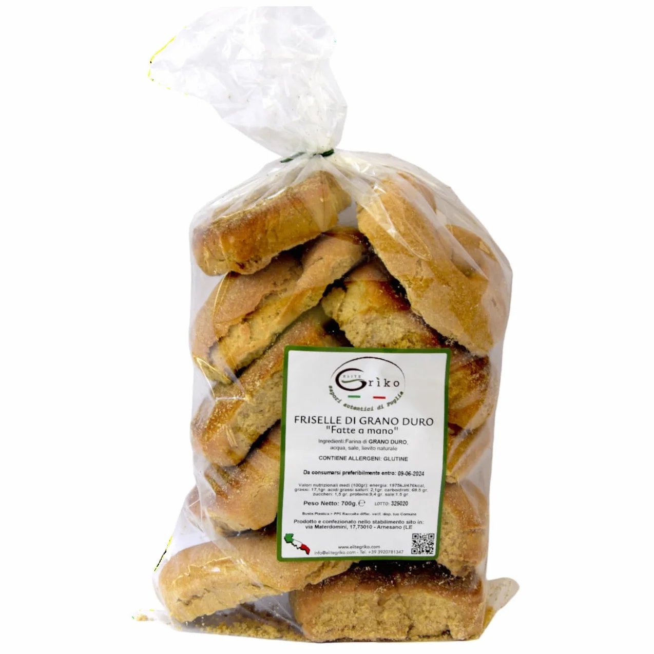 Friselle Artigianali di Grano Duro, 700gr, Prodotti Tipici Pugliesi, Prodotti da forno