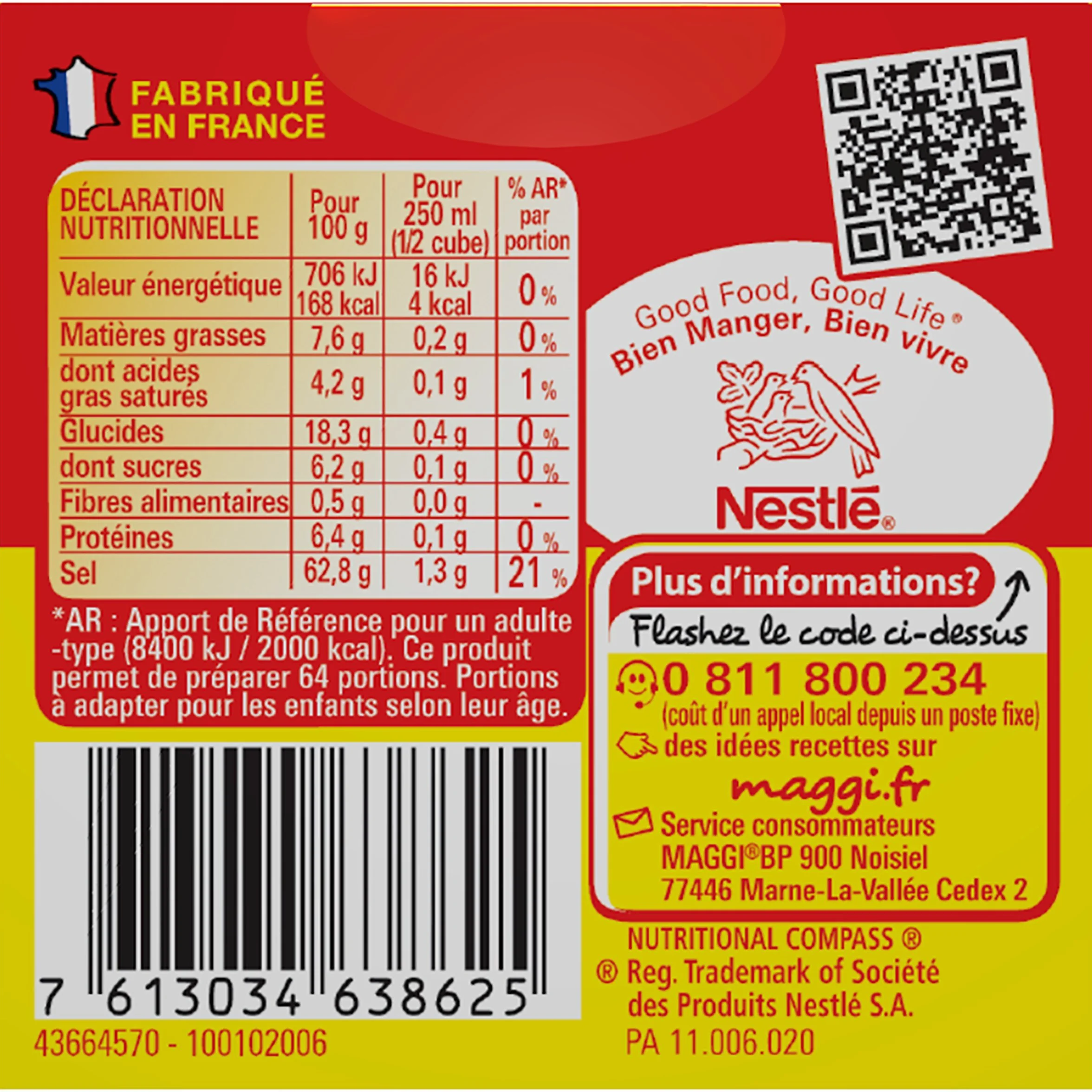 Maggi Maggi Maggi bouillon kub lub oryginalny (32 kostki) – 128 g