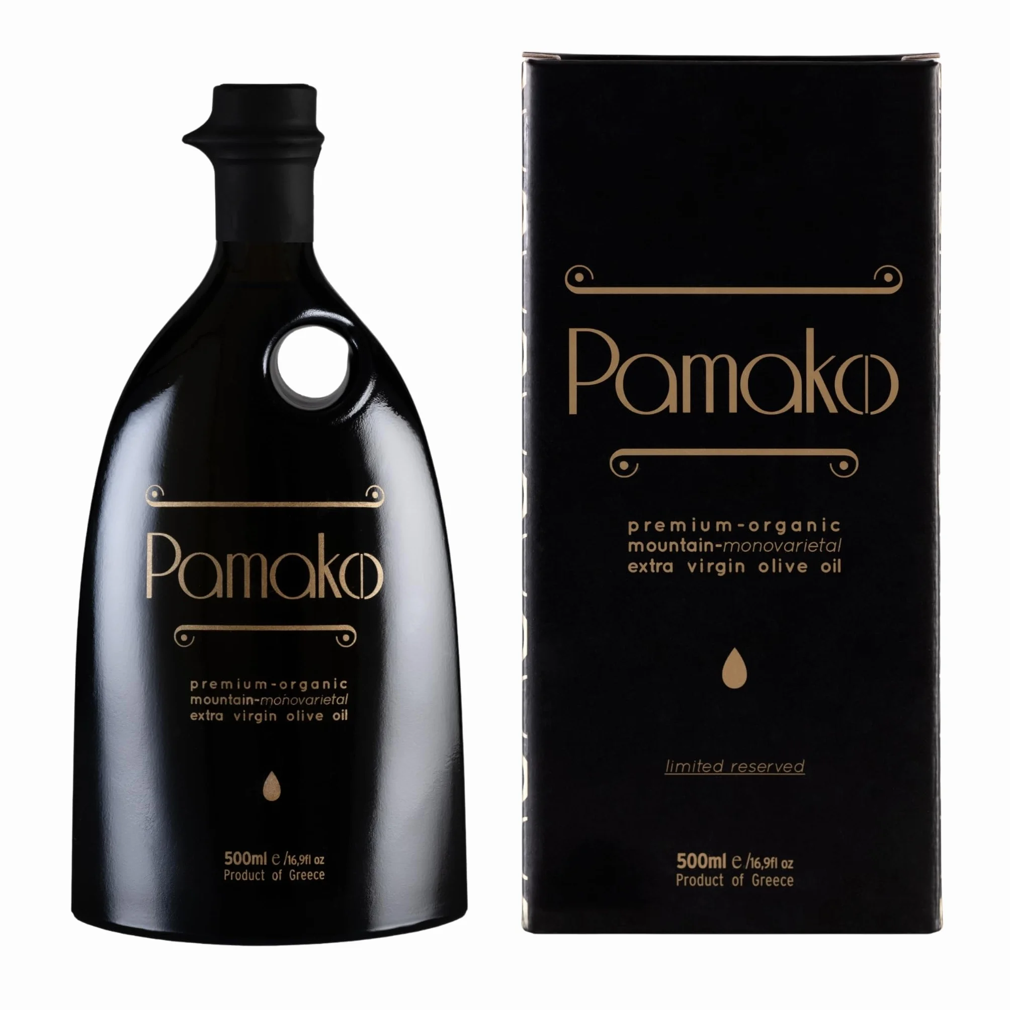 Pamako Monovarietal Tsounati 500ml BIO Oliwa z Oliwek Extra Virgin Wysokopolifenolowa 2081 mg/kg Tłoczona na Zimno Kreta Grecja