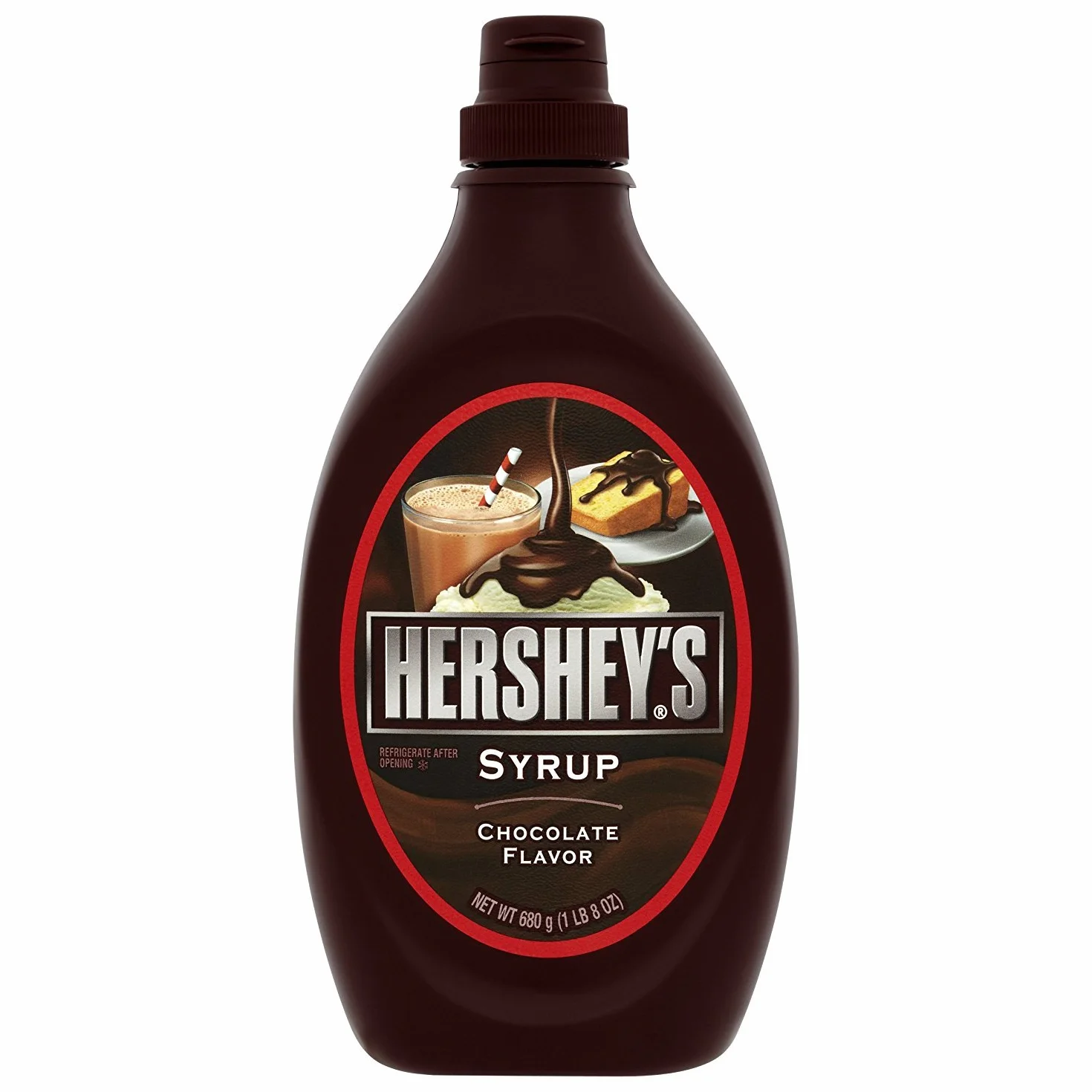 The Hershey Company Chocolate Syrop, 3 x 680 g