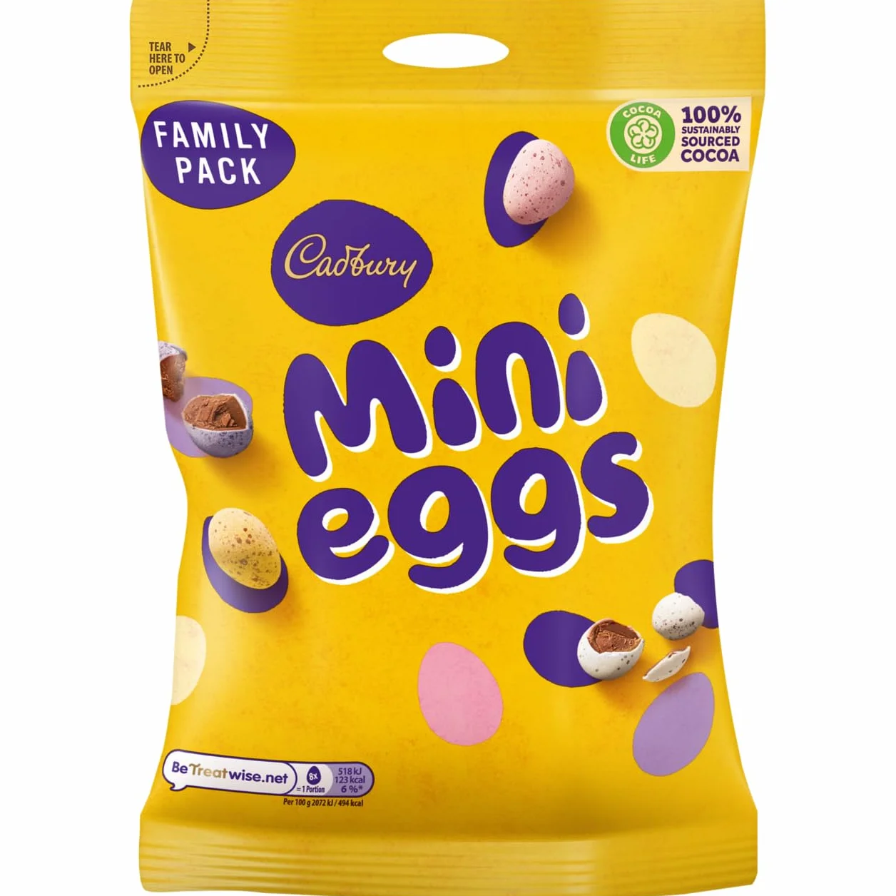 Cadbury Dairy Milk Chocolate Mini Eggs Bag, 270g