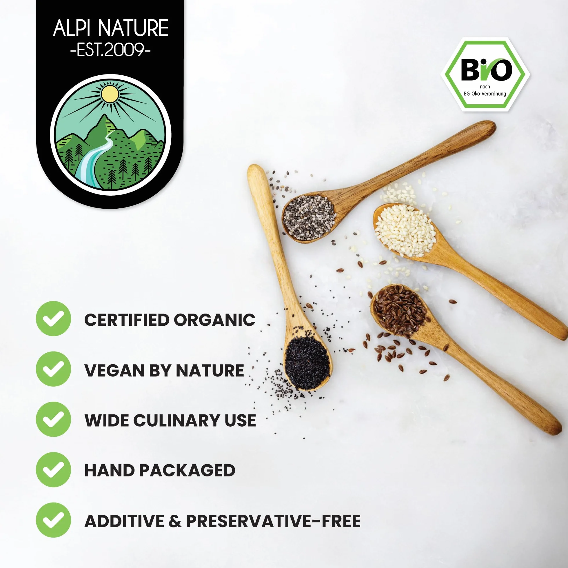 Alpi Nature Ekologiczna Biała Komosa Ryżowa 500g, Biała Komosa Ryżowa do Gotowania i Sałatek