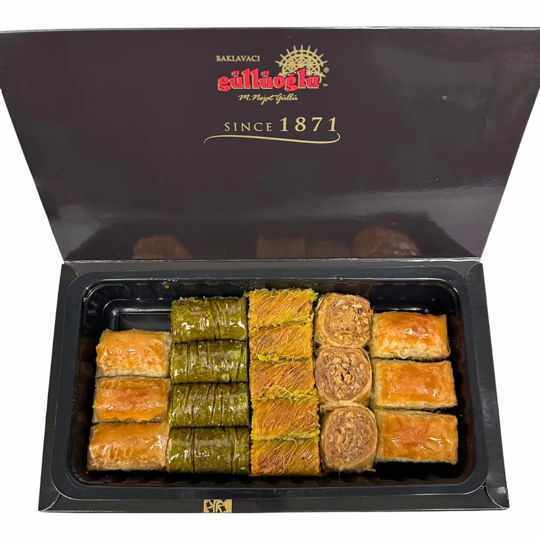 Gulluoglu Baklava Turecka 18 sztuk 600 g 5 asortymentów