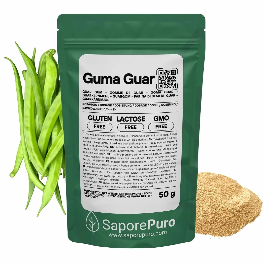 Saporepuro Guma guar 50 gr - Guar Gum - mąka z gumy guar