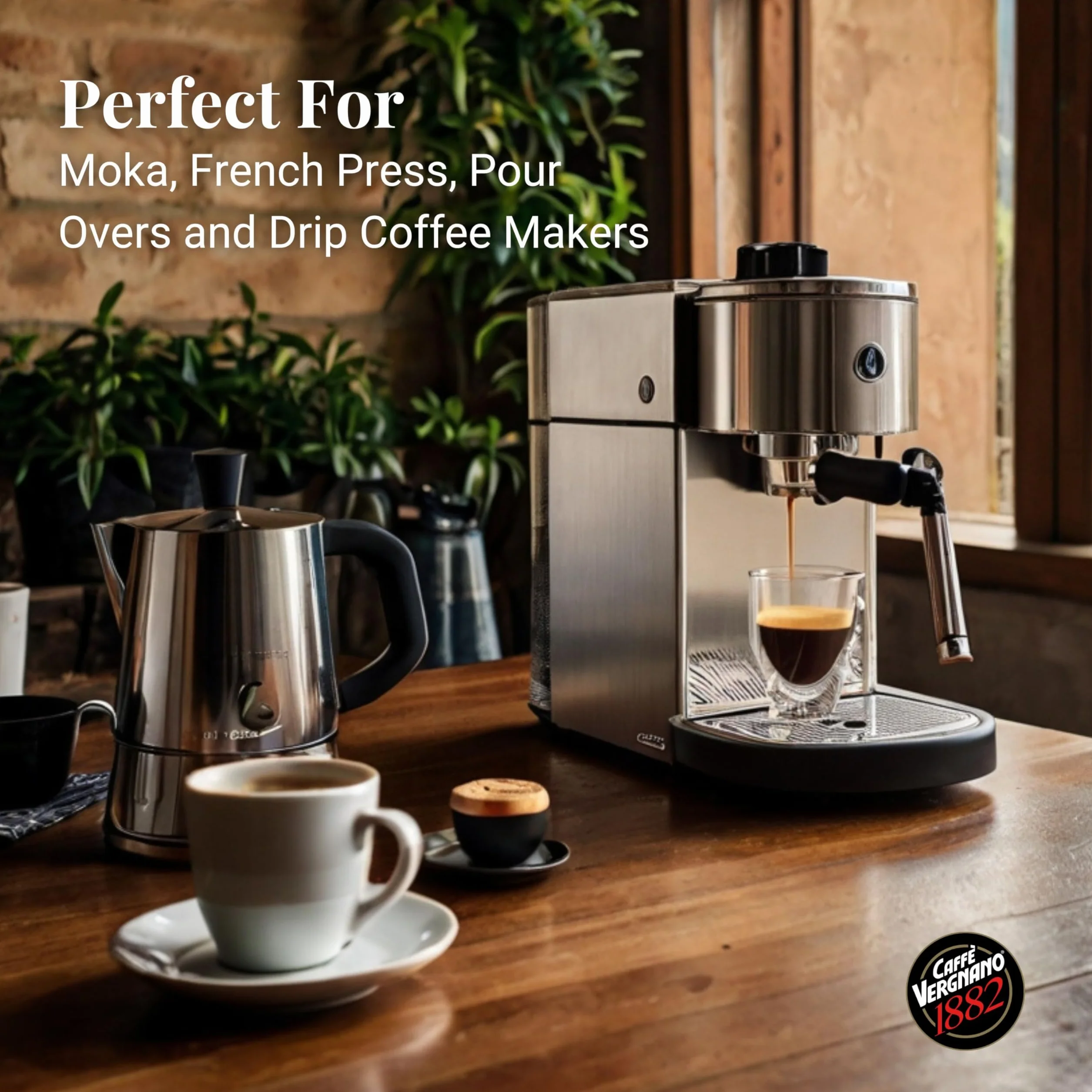 Caffè Vergnano 1882 Espresso Kawa Ziarnista Roast