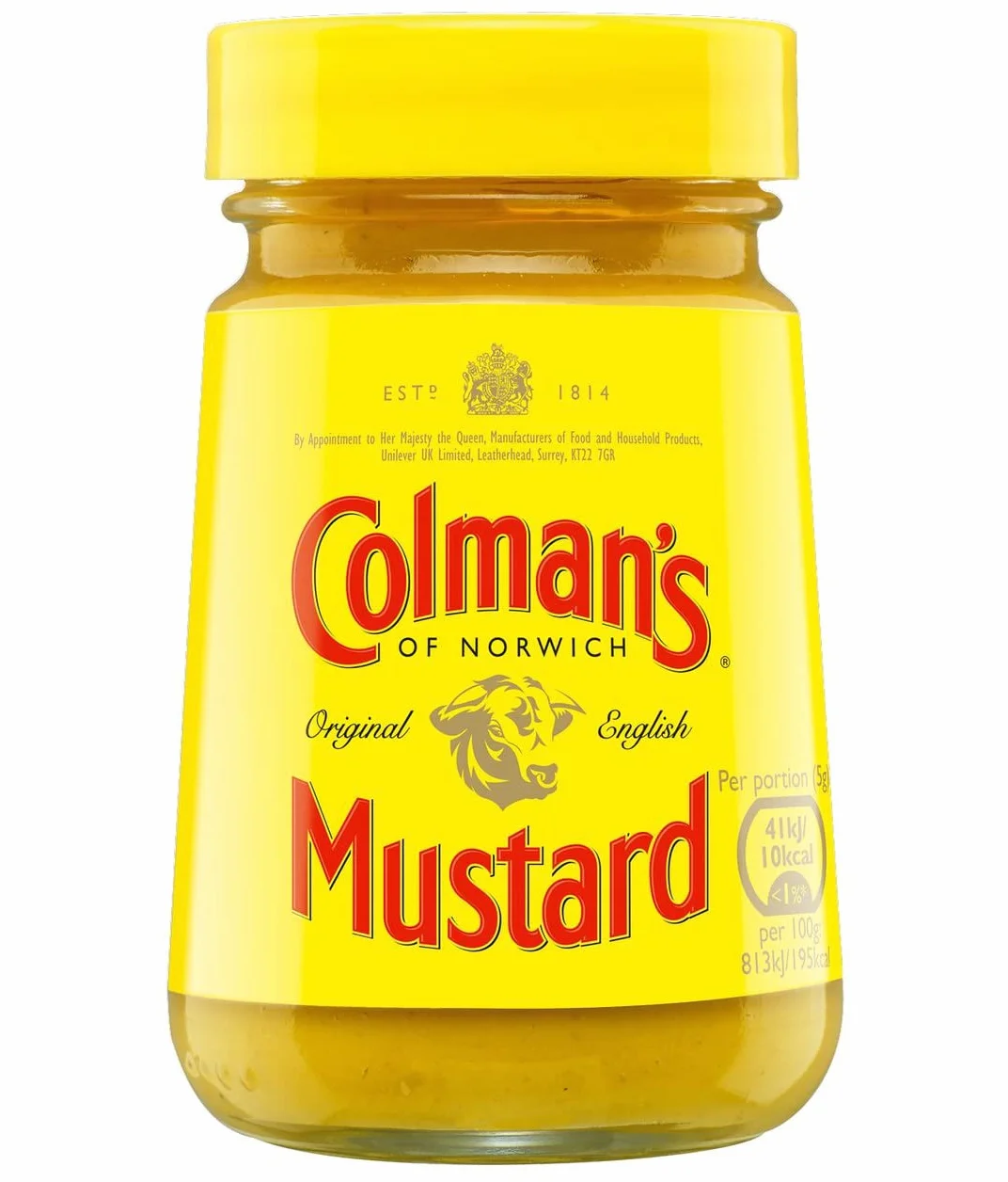 Colman's Oryginalna angielska musztarda pikantny klasyk 4 x 100 g