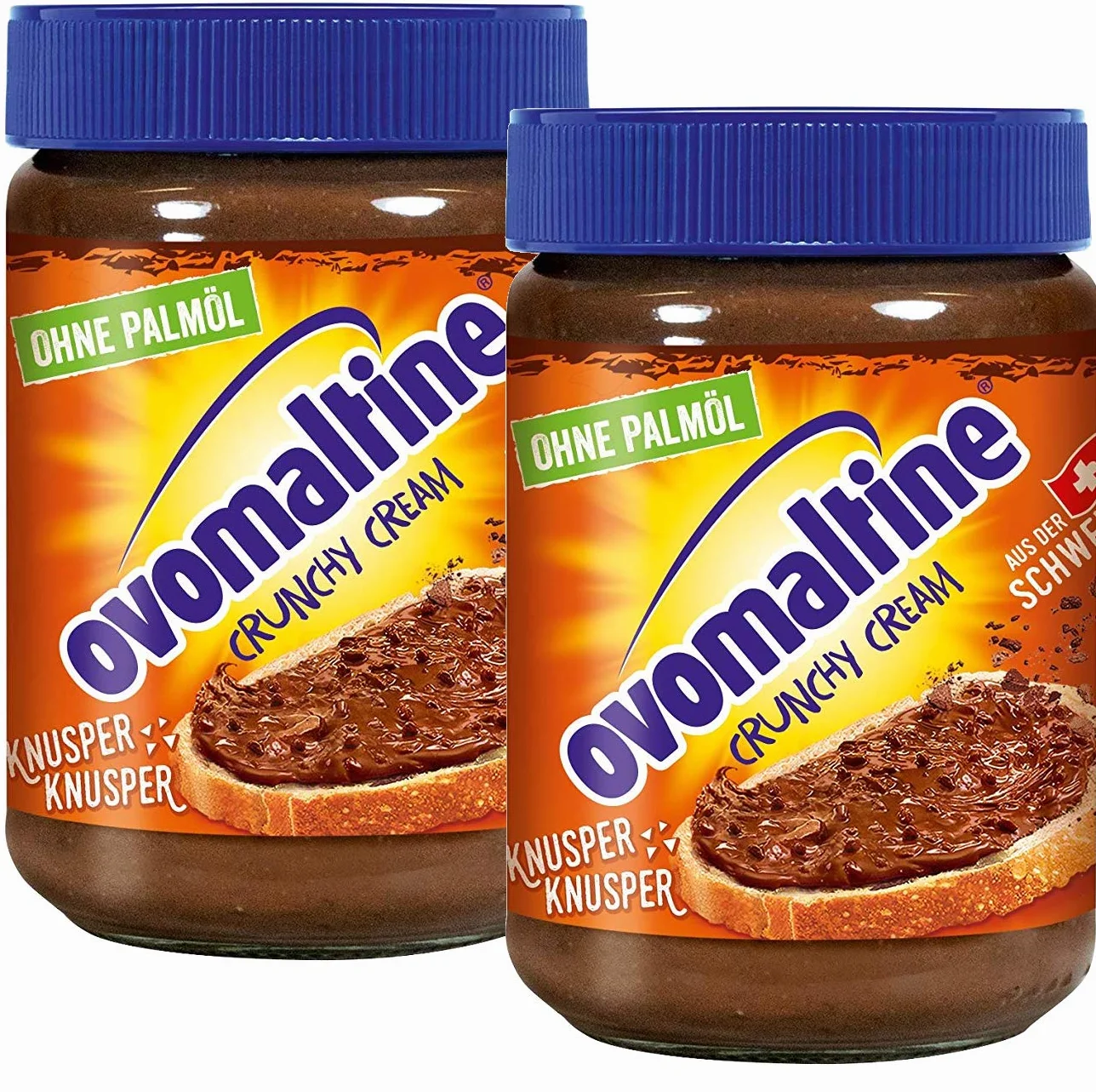 Ovomaltine Crunchy Cream, 2-pak (2 x 380 g)