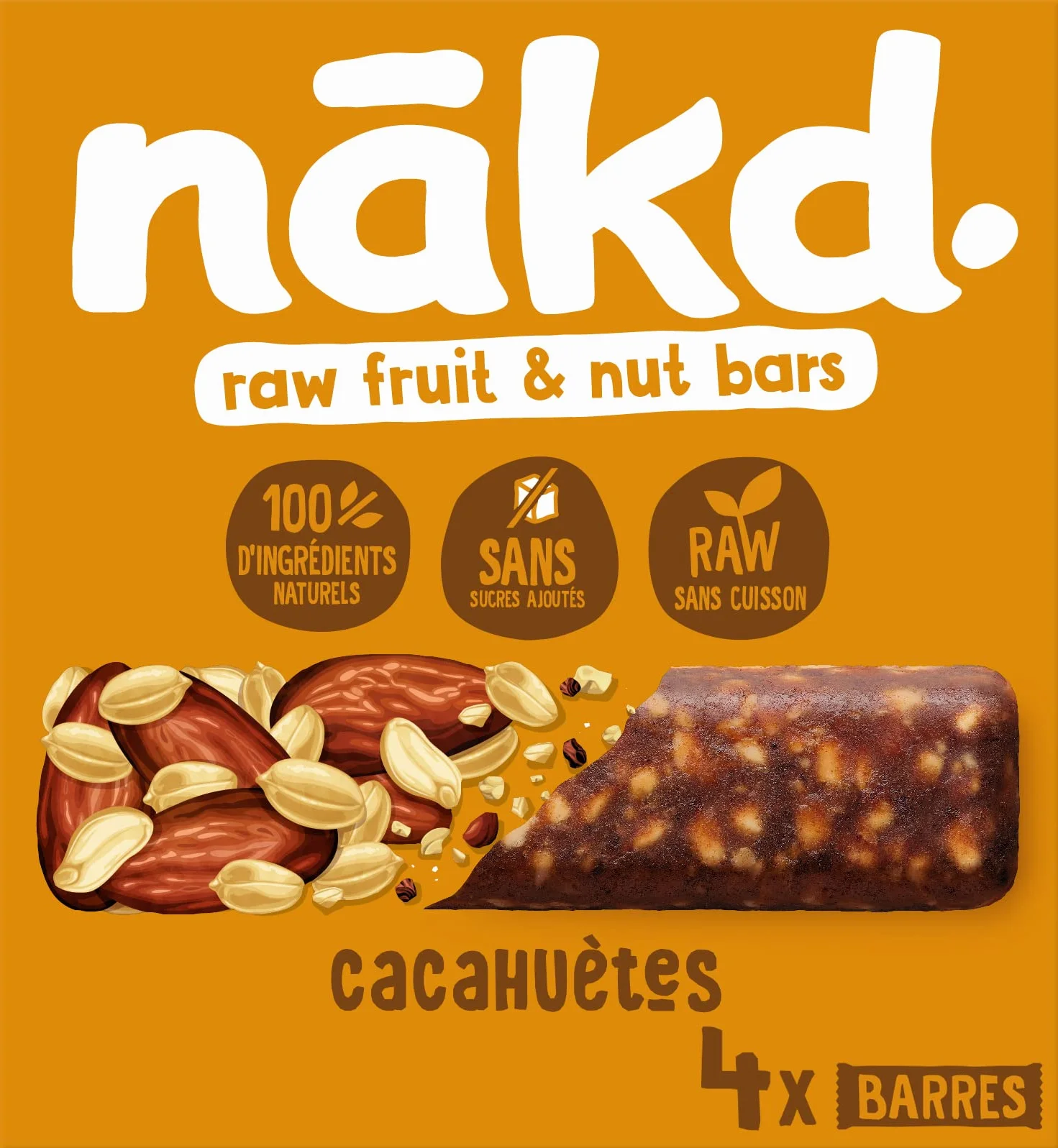 Nakd Jabłko duńskie owoce, 0at i batonik orzechowy, 30 g